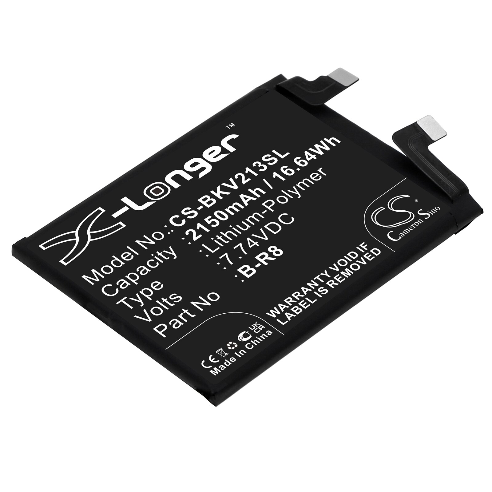 Batteri till SmartPhone, Mobil för VIVO IQOO 8, IQOO 8 5G, V2136A