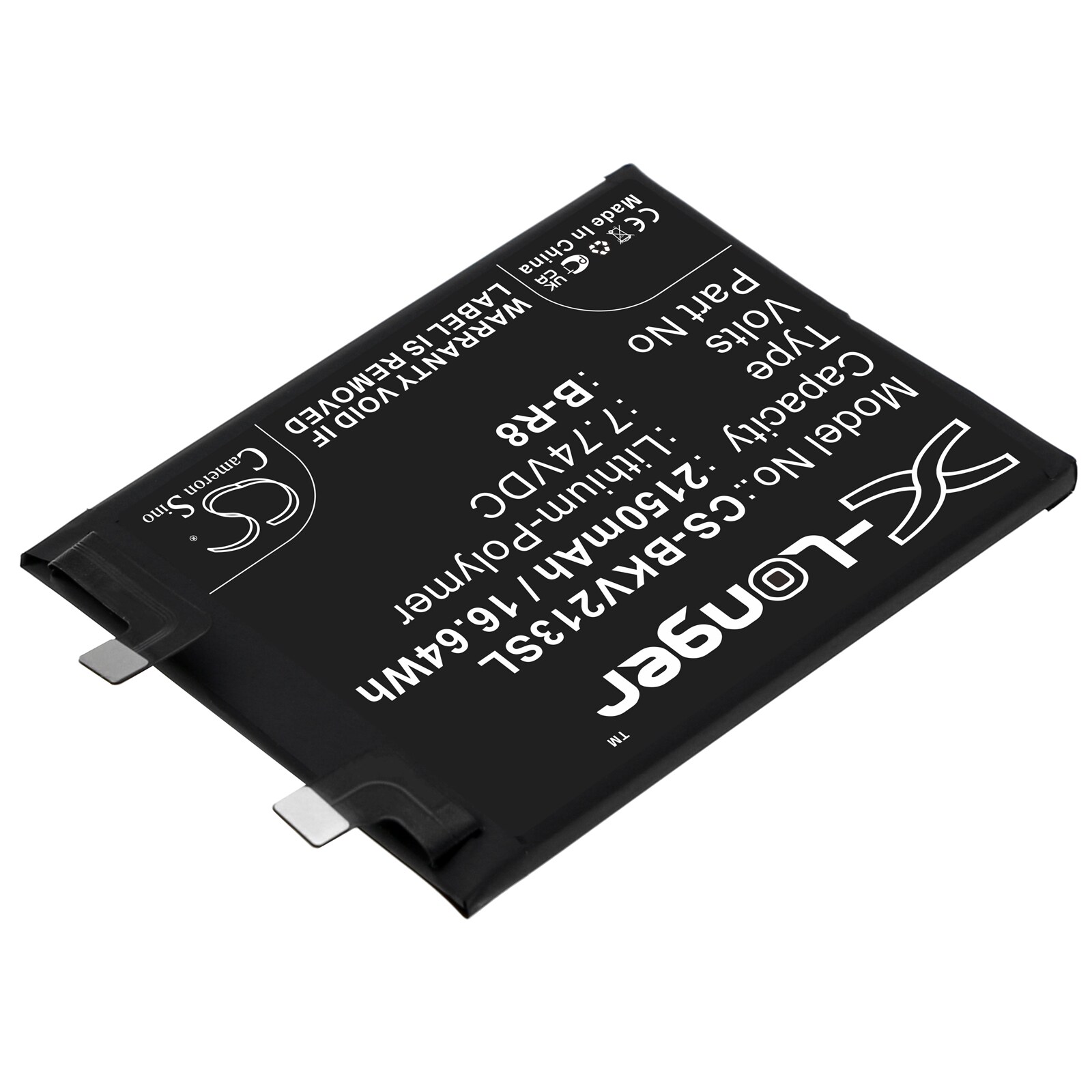 Batteri till SmartPhone, Mobil för VIVO IQOO 8, IQOO 8 5G, V2136A