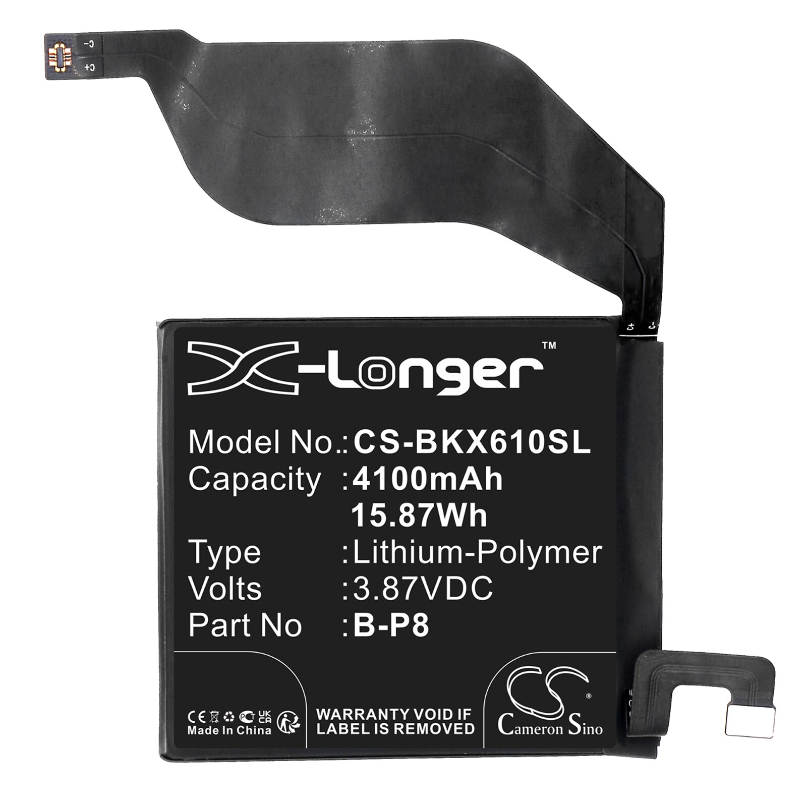 Batteri till SmartPhone, Mobil för VIVO X60 Pro Plus, X60 Pro+, X60 Pro+ 5G m.fl.
