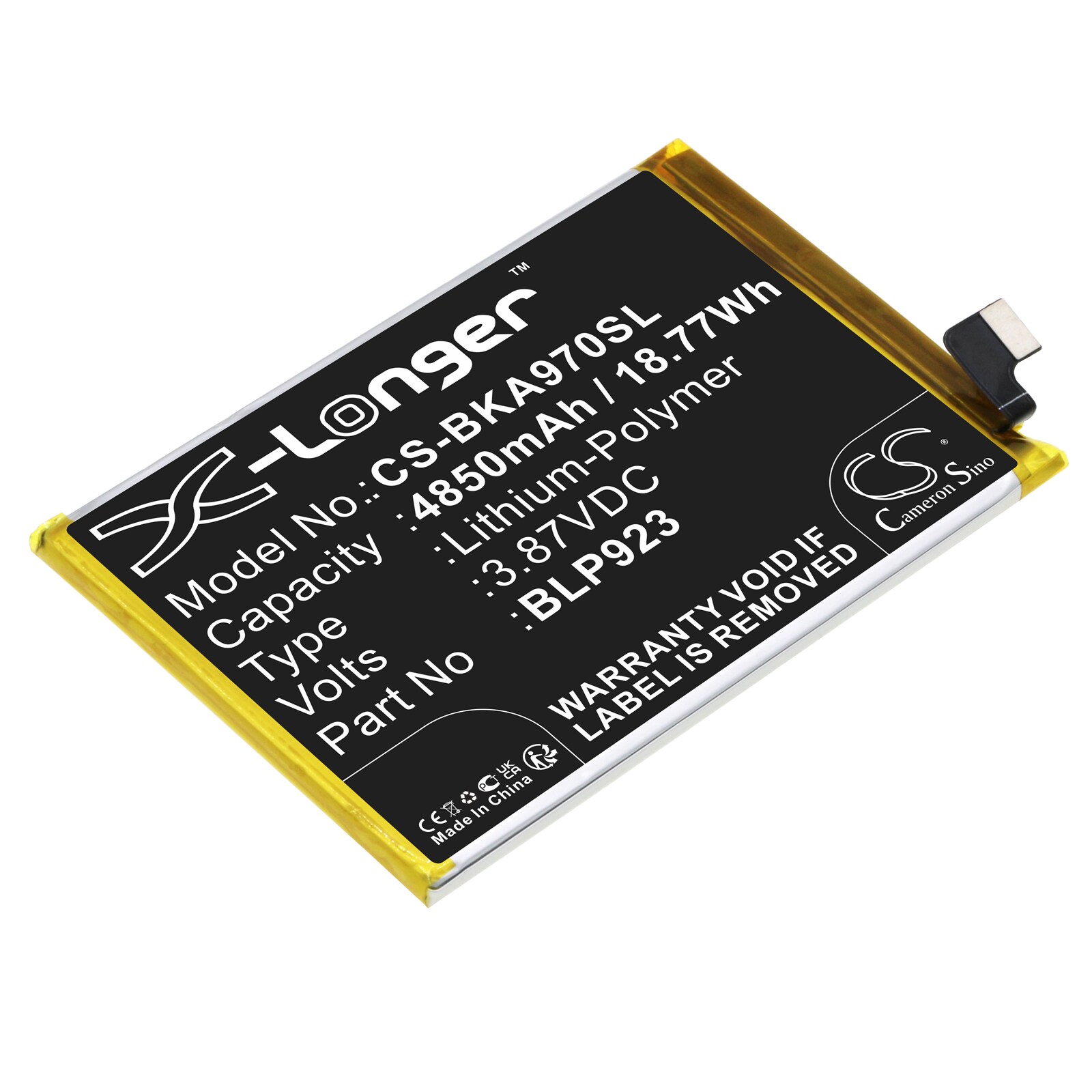 Batteri till SmartPhone, Mobil för VIVO A97 5G, PFTM10