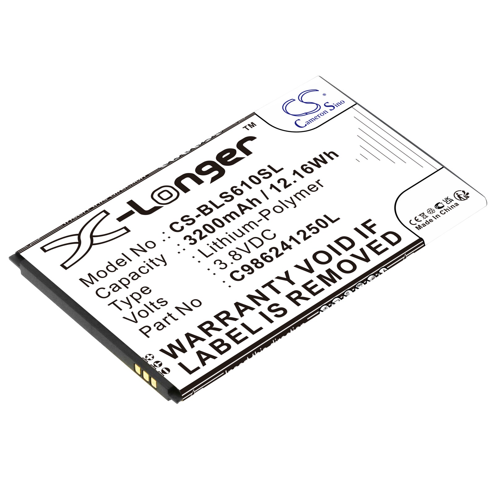 Batteri till SmartPhone, Mobil för BLU Studio Mega, S610, Advance A6 m.fl.