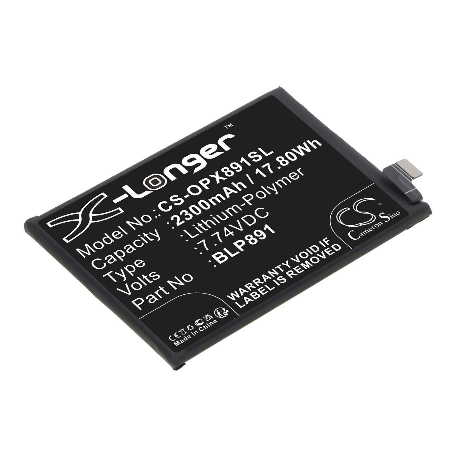 Batteri till SmartPhone, Mobil för OPPO Find X5 5G, PFFM10