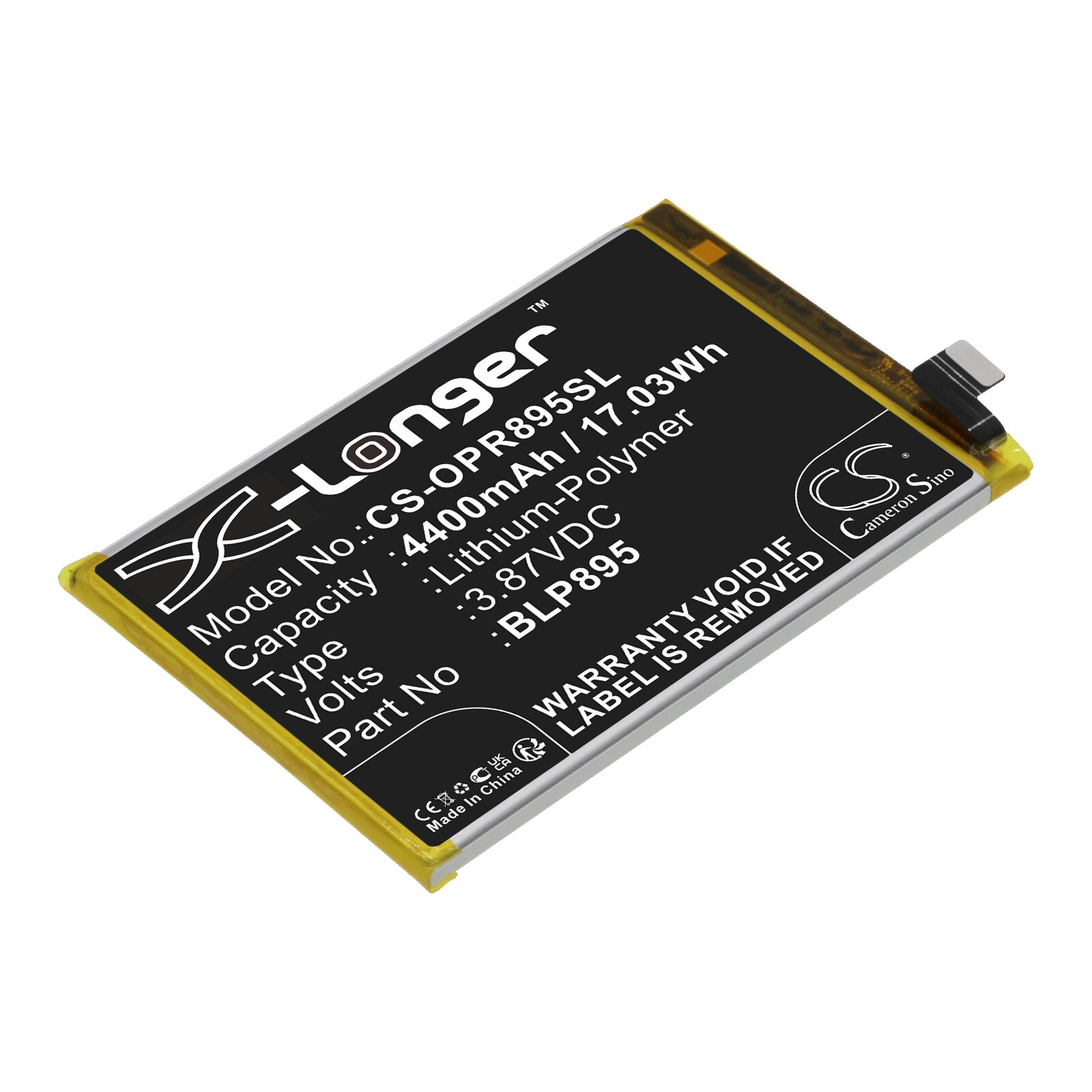 Batteri till SmartPhone, Mobil för OPPO Reno7 SE 5G, PFCM00