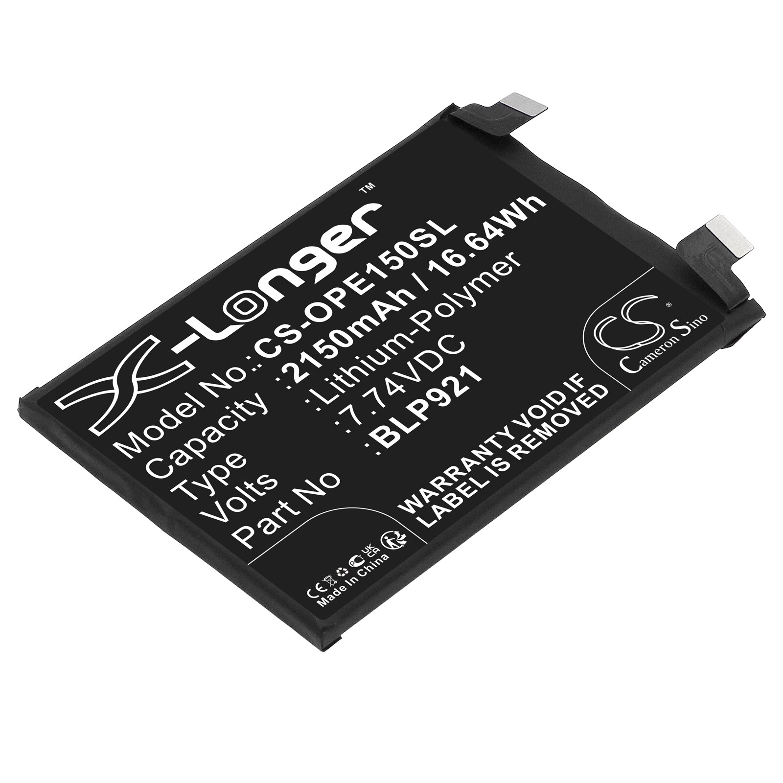 Batteri till SmartPhone, Mobil för Oneplus ACE 150W