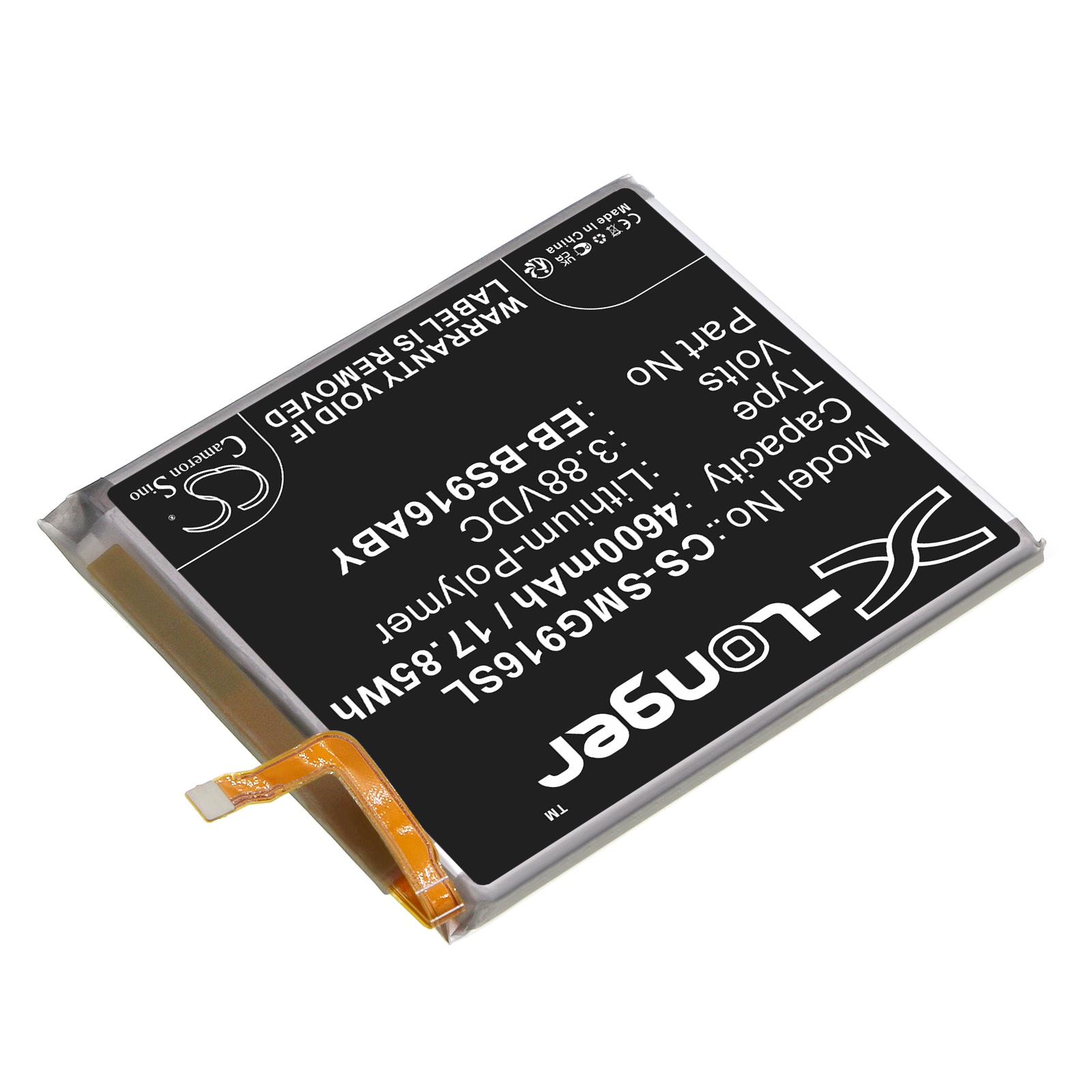 Batteri till SmartPhone, Mobil för Samsung Galaxy S23+, Galaxy S23 Plus, SM-S916B m.fl.
