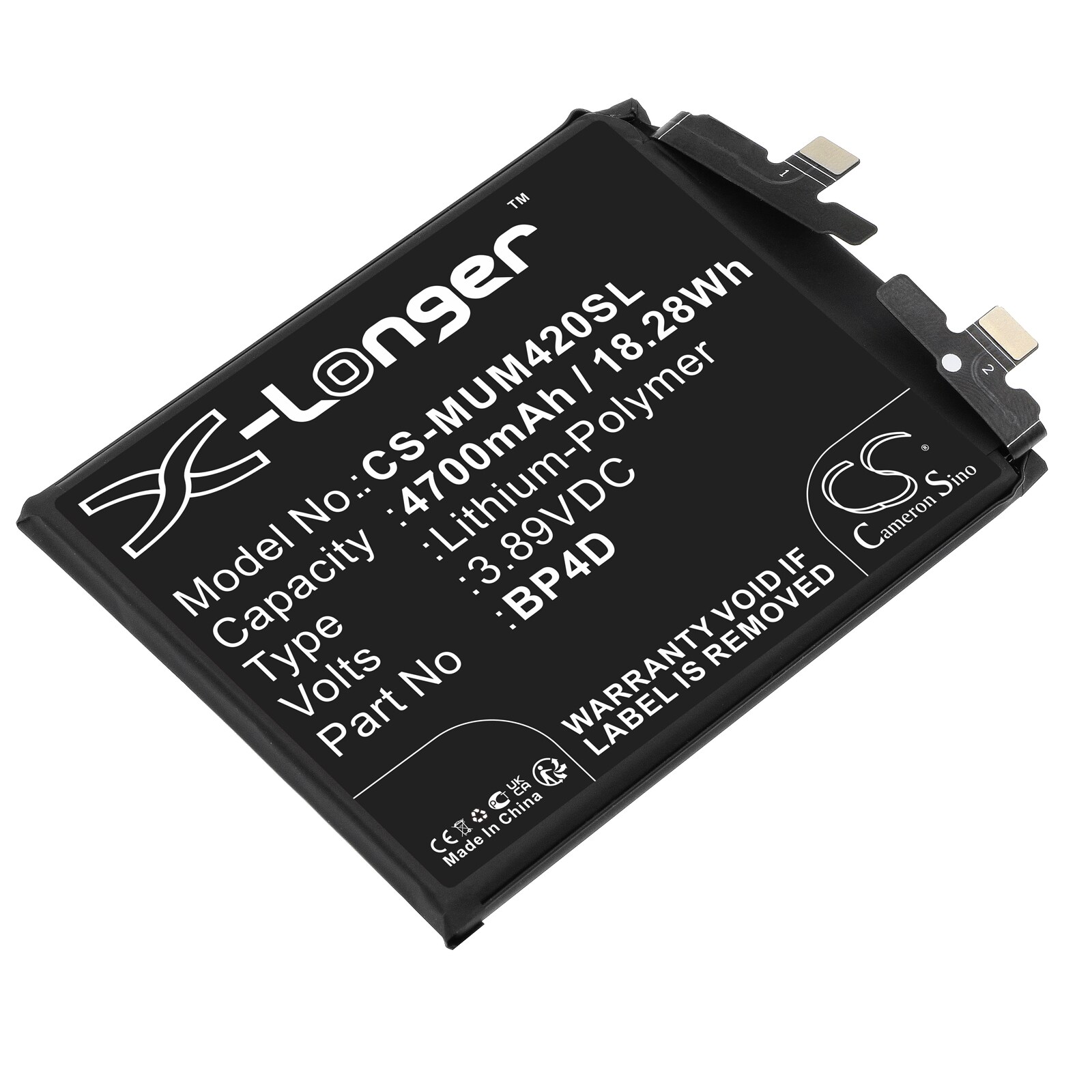 Batteri till SmartPhone, Mobil för Xiaomi 13 Pro, Mi 13 Pro 5G, 2210132C m.fl.