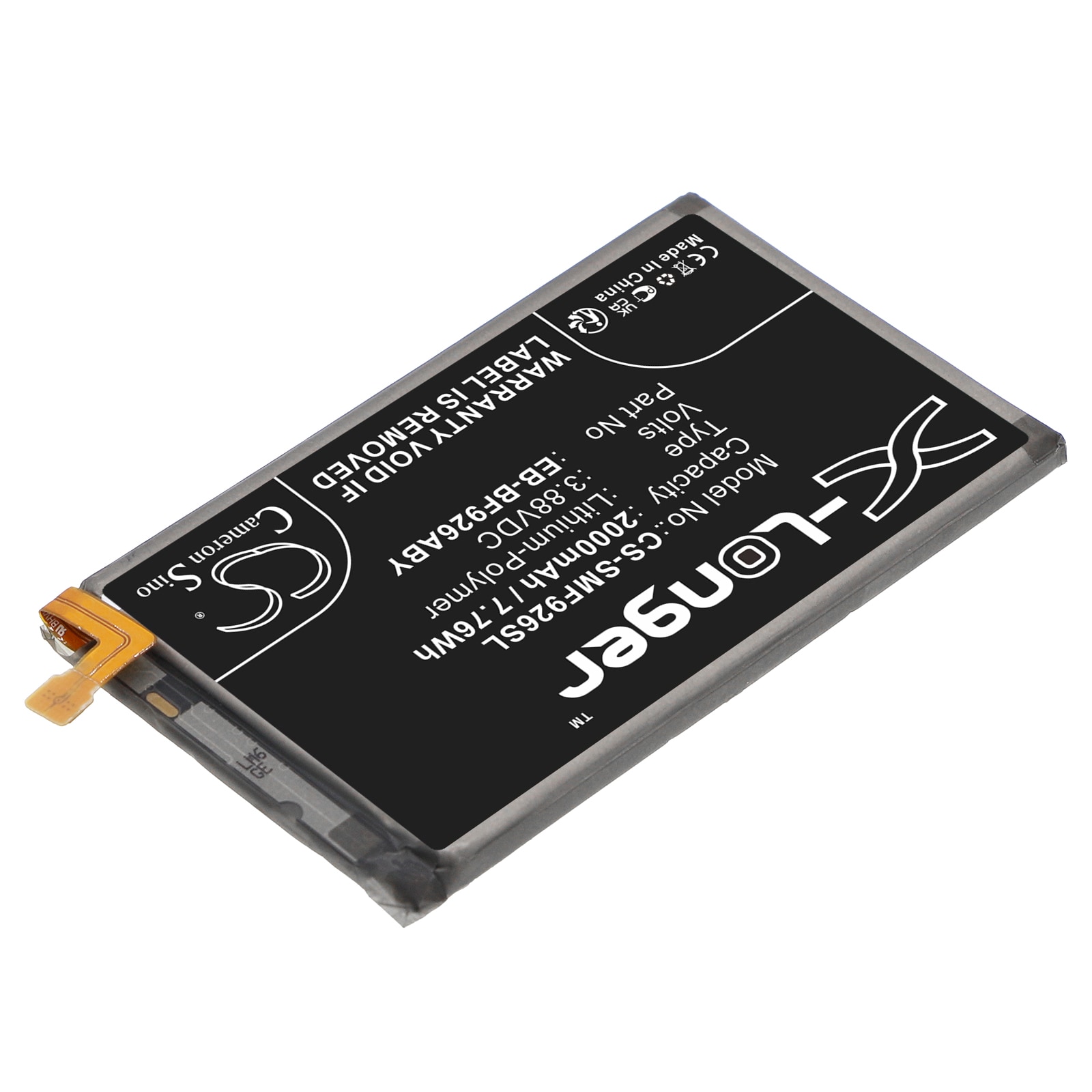 Batteri till SmartPhone, Mobil för Samsung Galaxy Z Fold3, Galaxy Z Fold 3 5G m.fl.