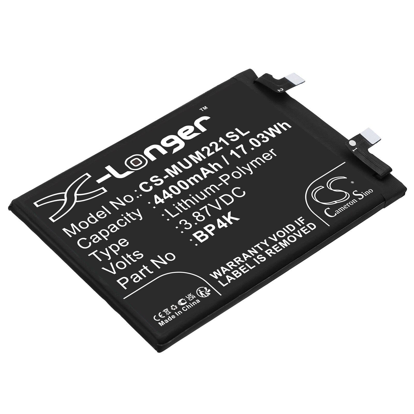 Batteri till SmartPhone, Mobil för Xiaomi Note 12 Pro, 22101320C