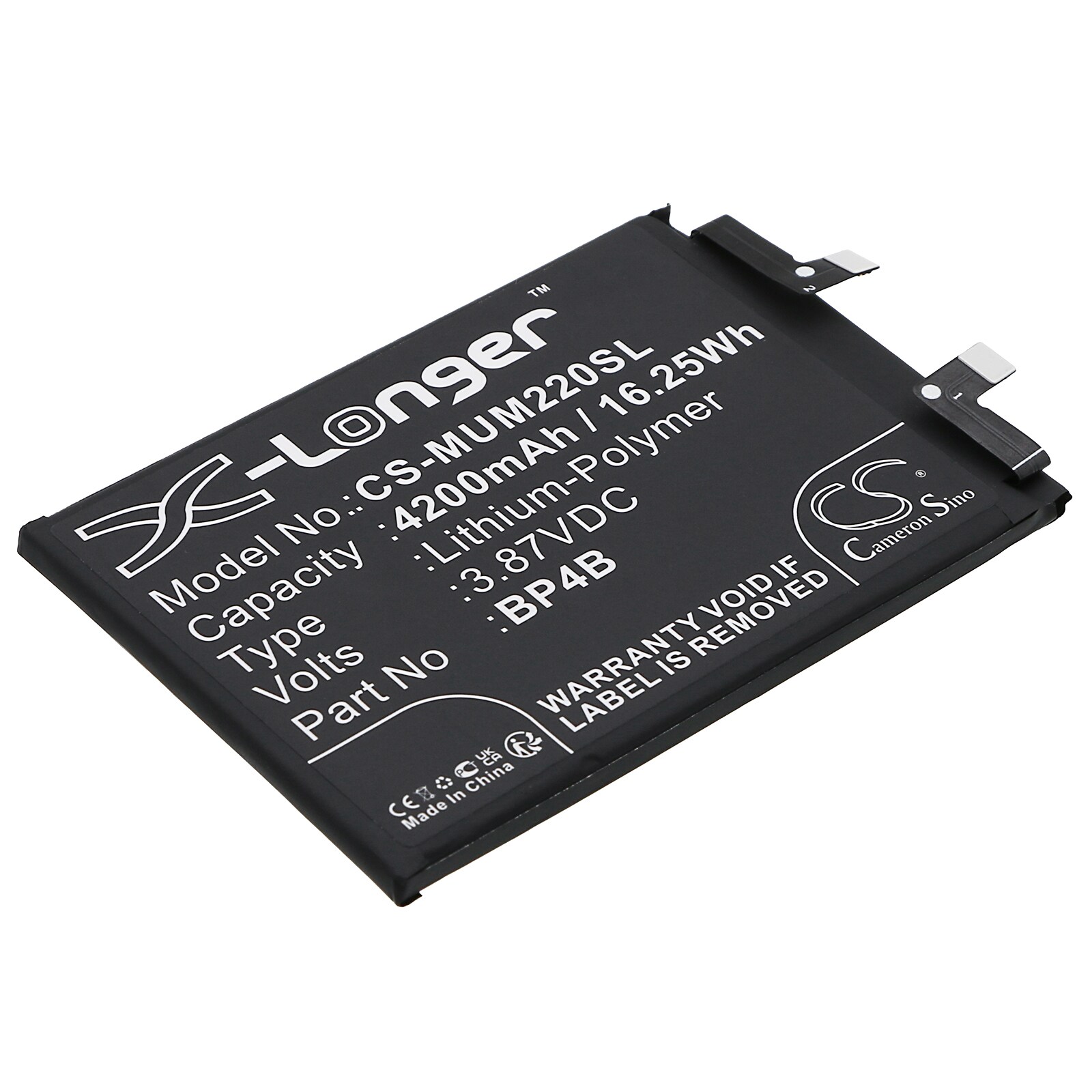 Batteri till SmartPhone, Mobil för Xiaomi Mi 12 Lite 5G, 2203129I, 2203129G