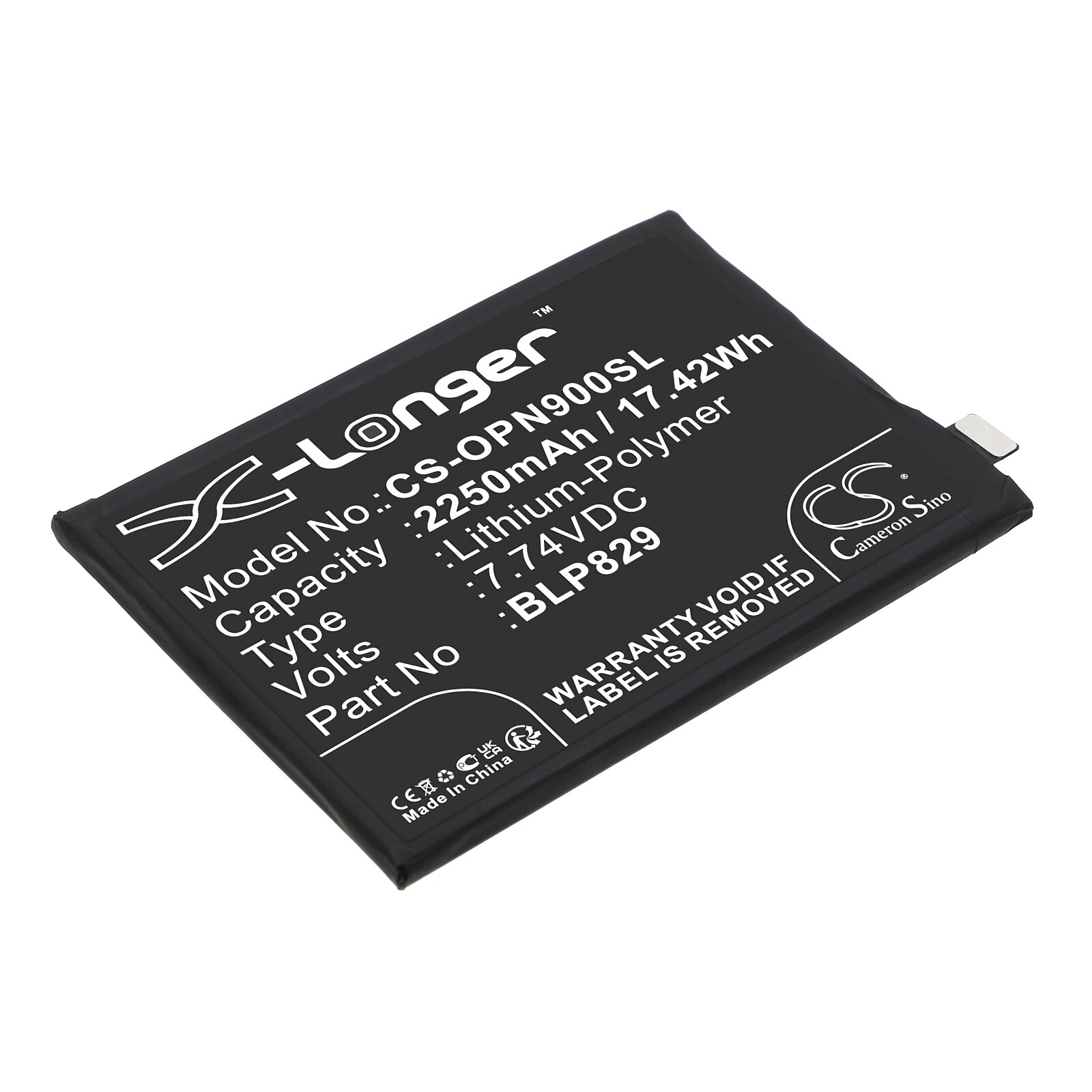 Batteri till SmartPhone, Mobil för Oneplus Oneplus 9