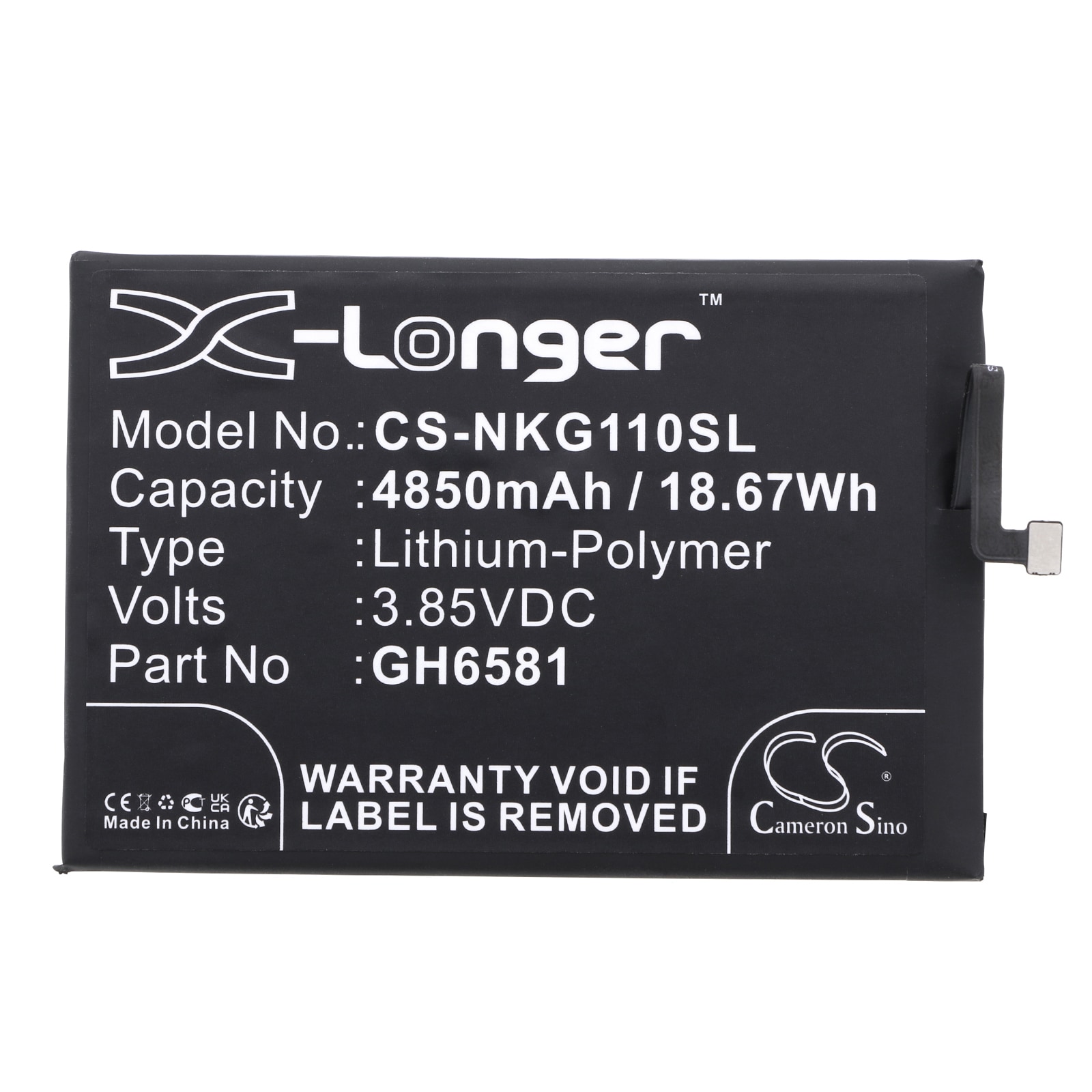 Batteri till SmartPhone, Mobil för Nokia G11 Plus 2022, TA-1421, TA-1413 m.fl.
