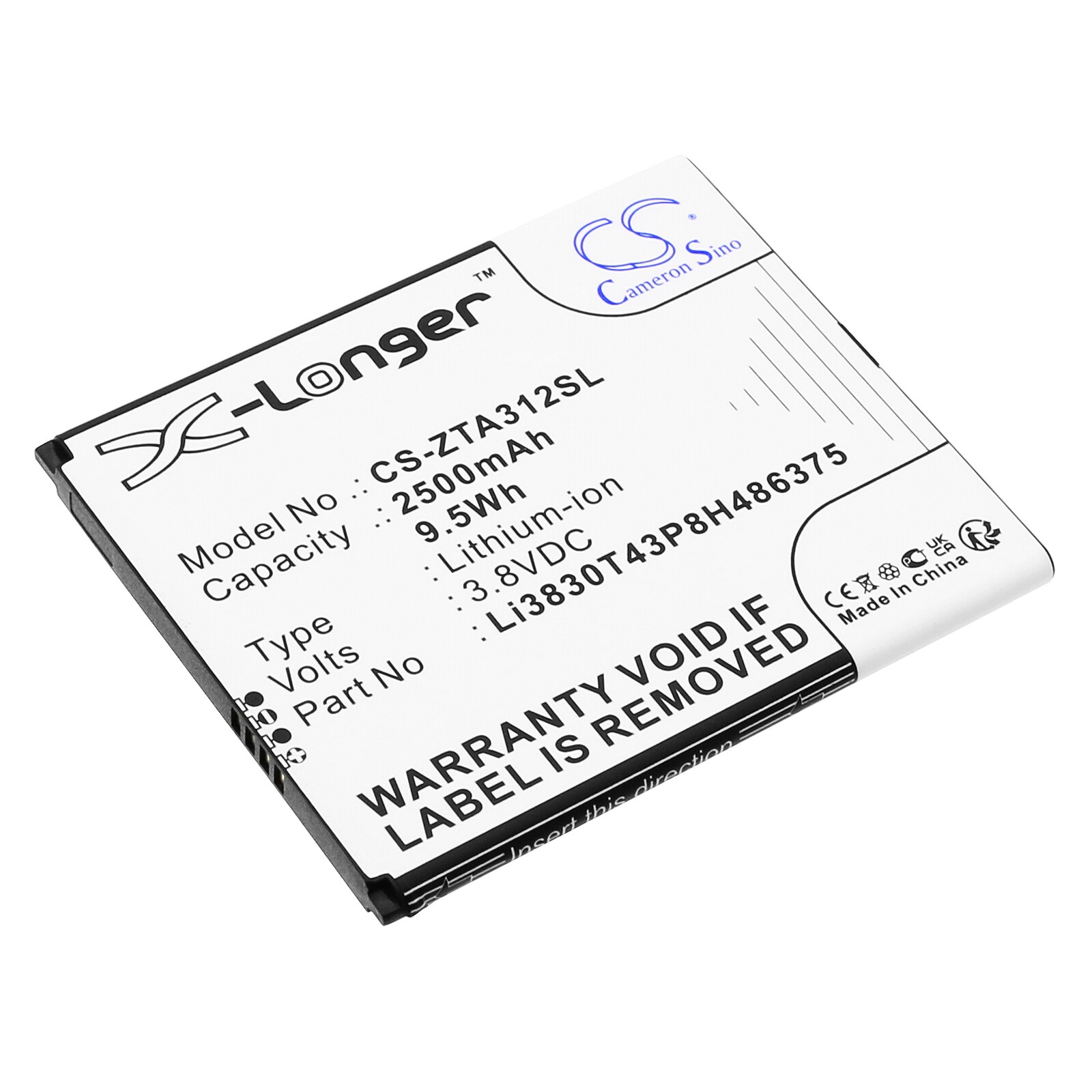 Batteri till SmartPhone, Mobil för ZTE Blade A31 2021