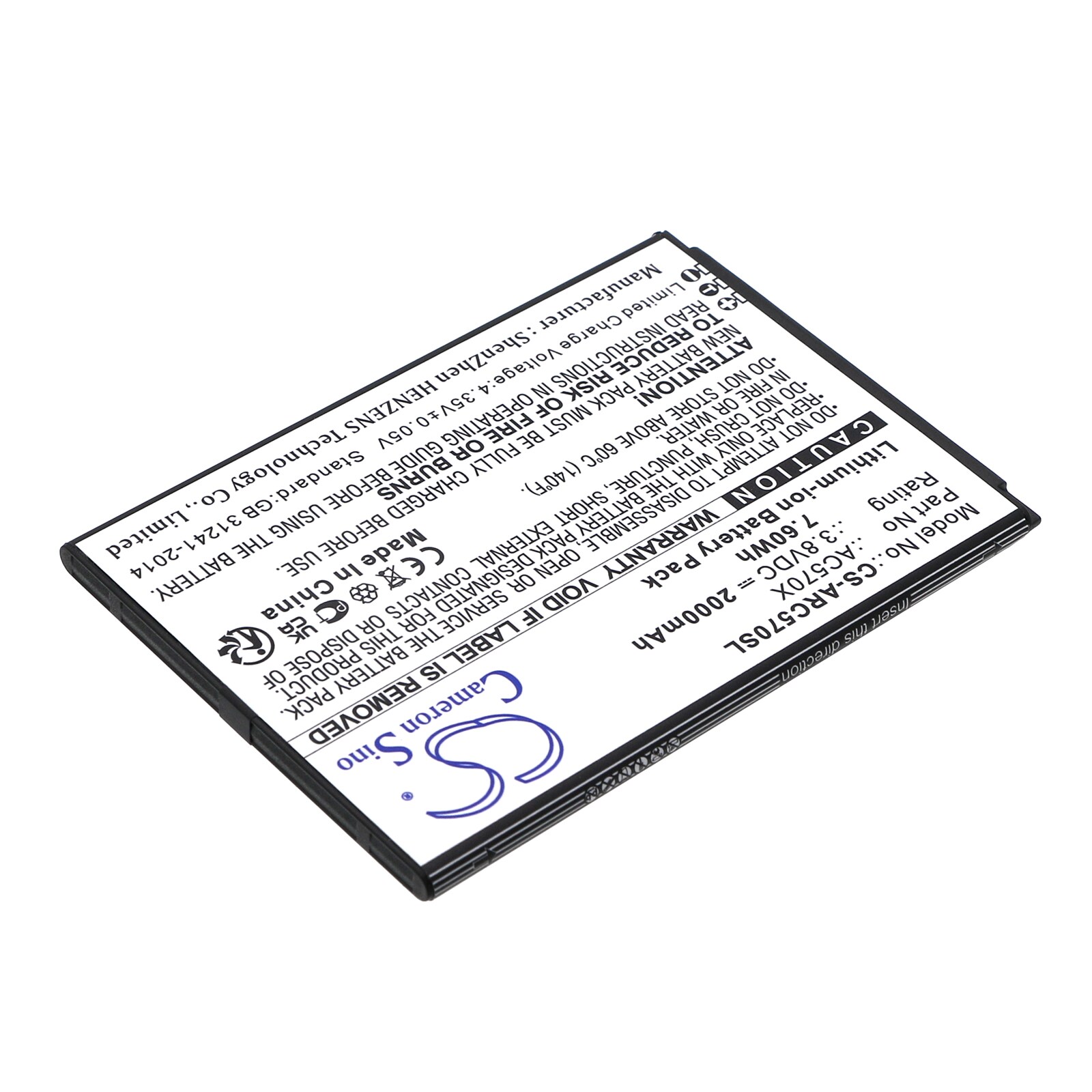 Batteri till SmartPhone, Mobil för Archos OXYGEN 57