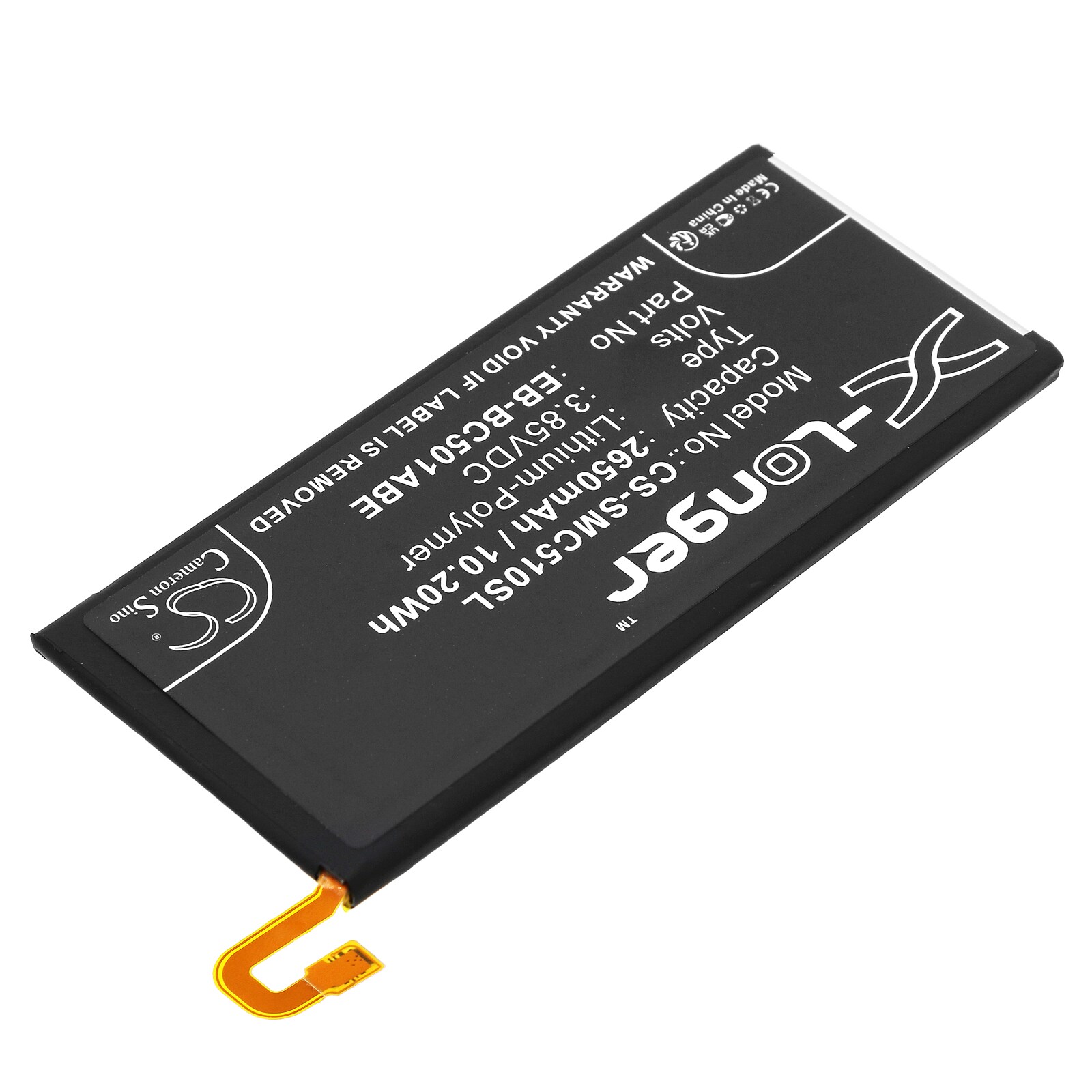 Batteri till SmartPhone, Mobil för Samsung Galaxy C5 Pro, Galaxy C5 Pro Duos, GT-C501 m.fl.