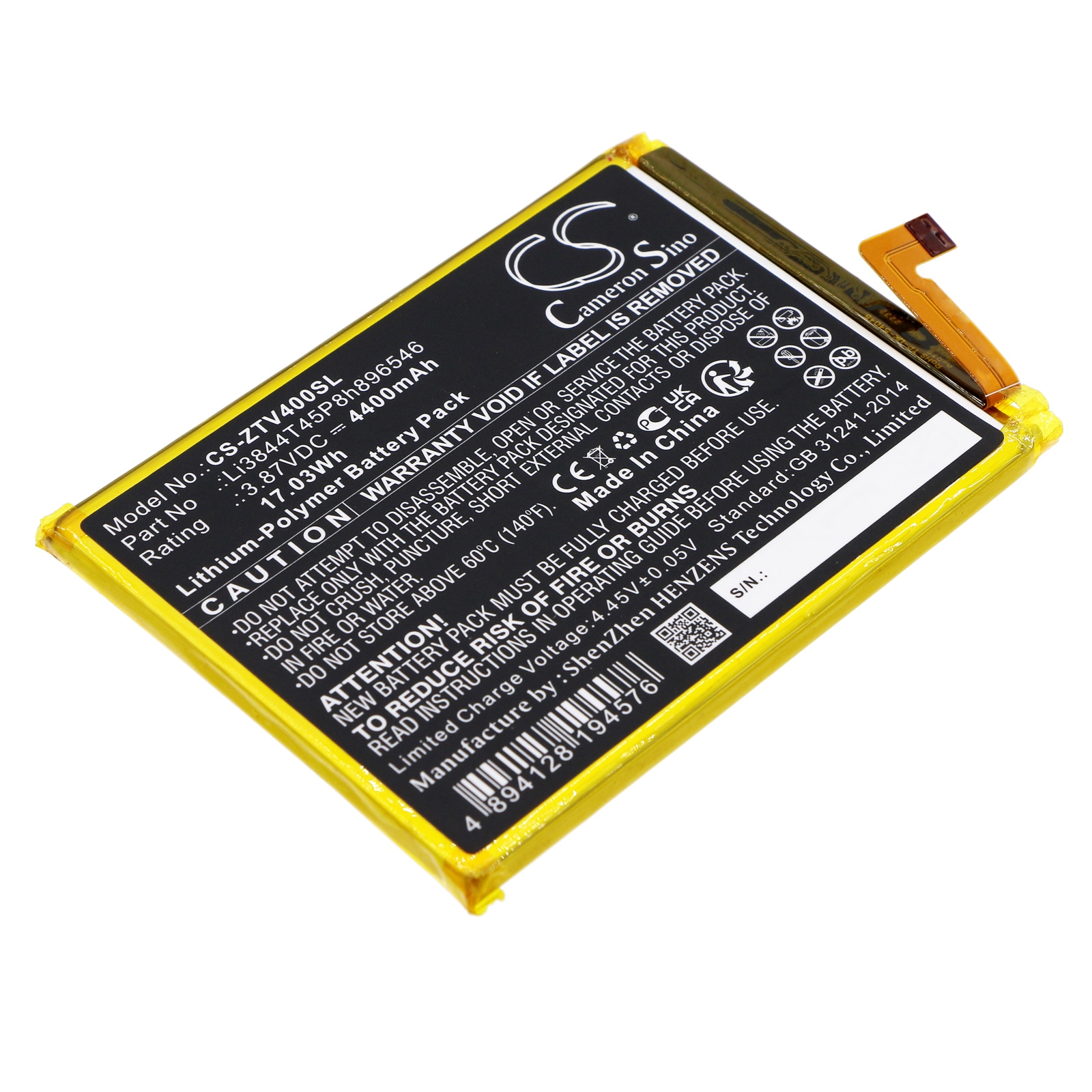 Batteri till SmartPhone, Mobil för ZTE Blade V40S, Axon 40 SE