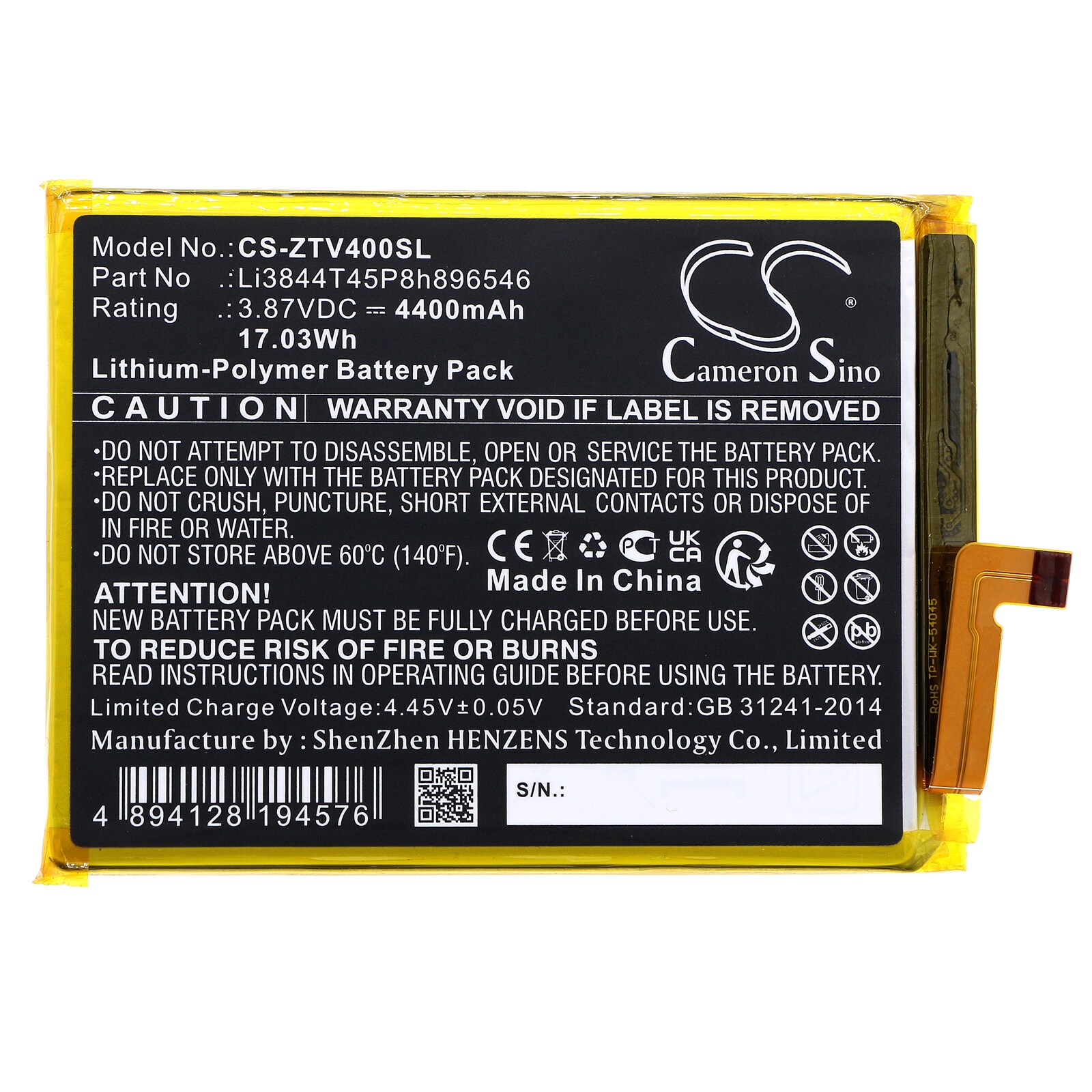 Batteri till SmartPhone, Mobil för ZTE Blade V40S, Axon 40 SE