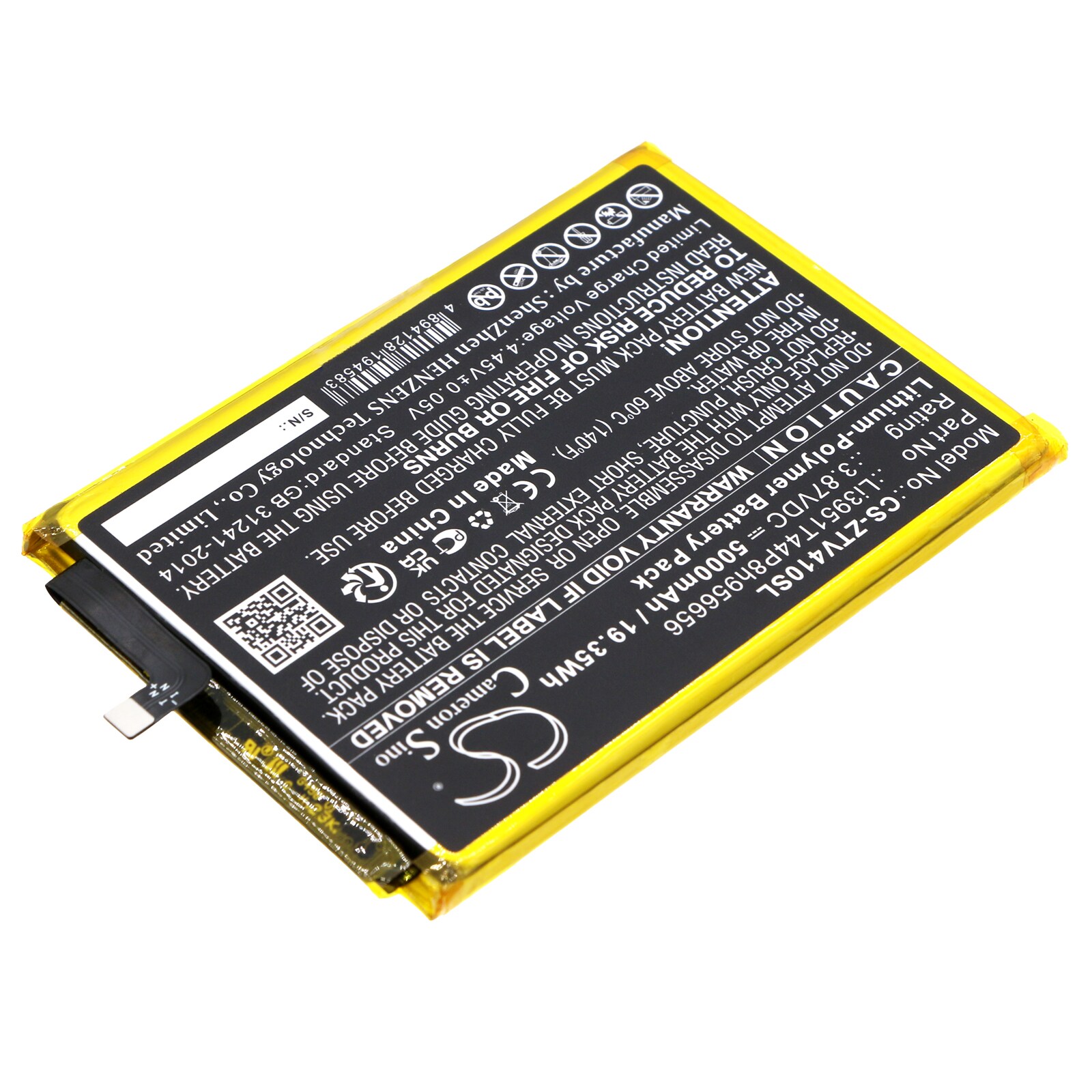 Batteri till SmartPhone, Mobil för ZTE Blade V40, Blade V40 5G, V40 Vita m.fl.