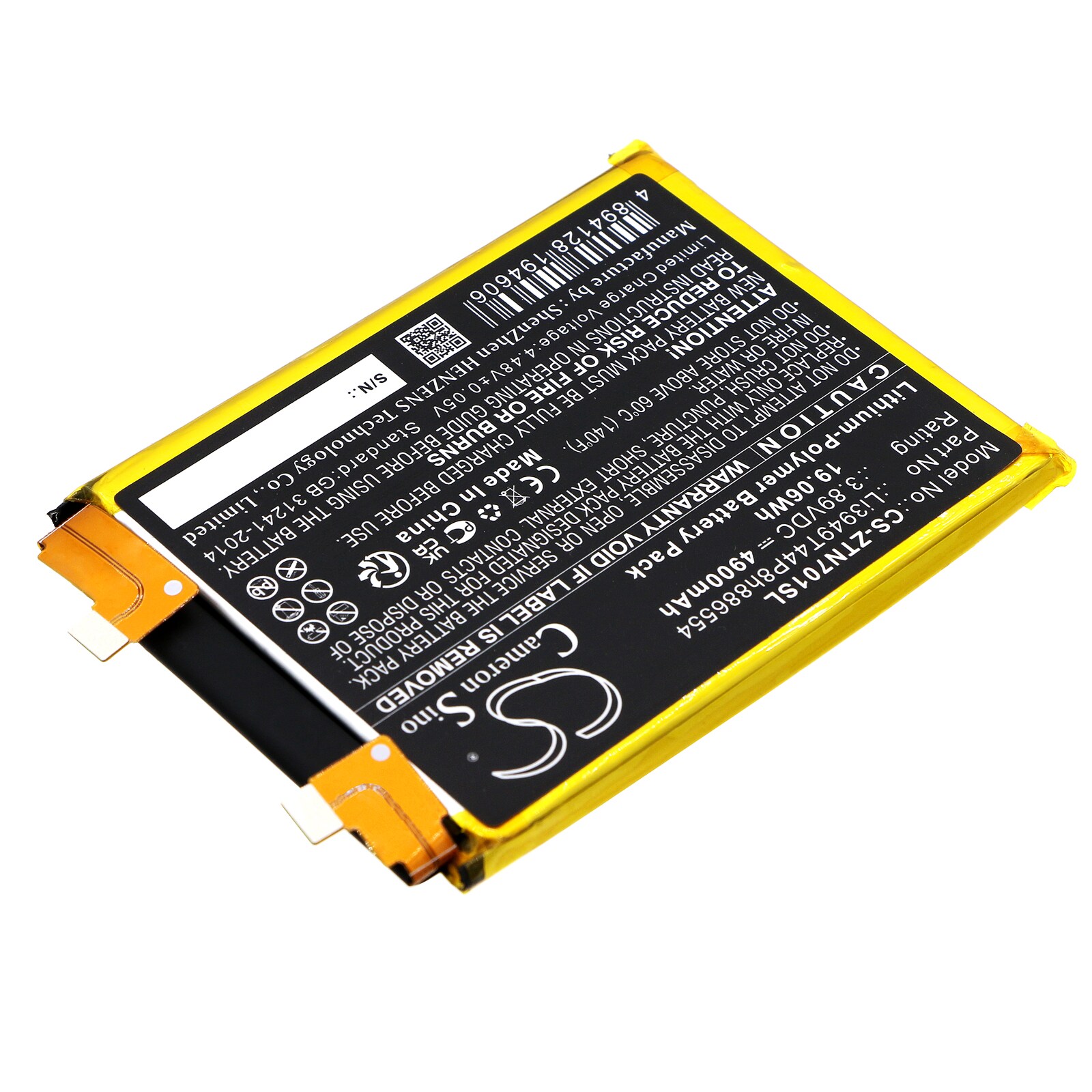 Batteri till SmartPhone, Mobil för ZTE Nubia Z40 Pro, Nubia Z40 Pro 5G m.fl.