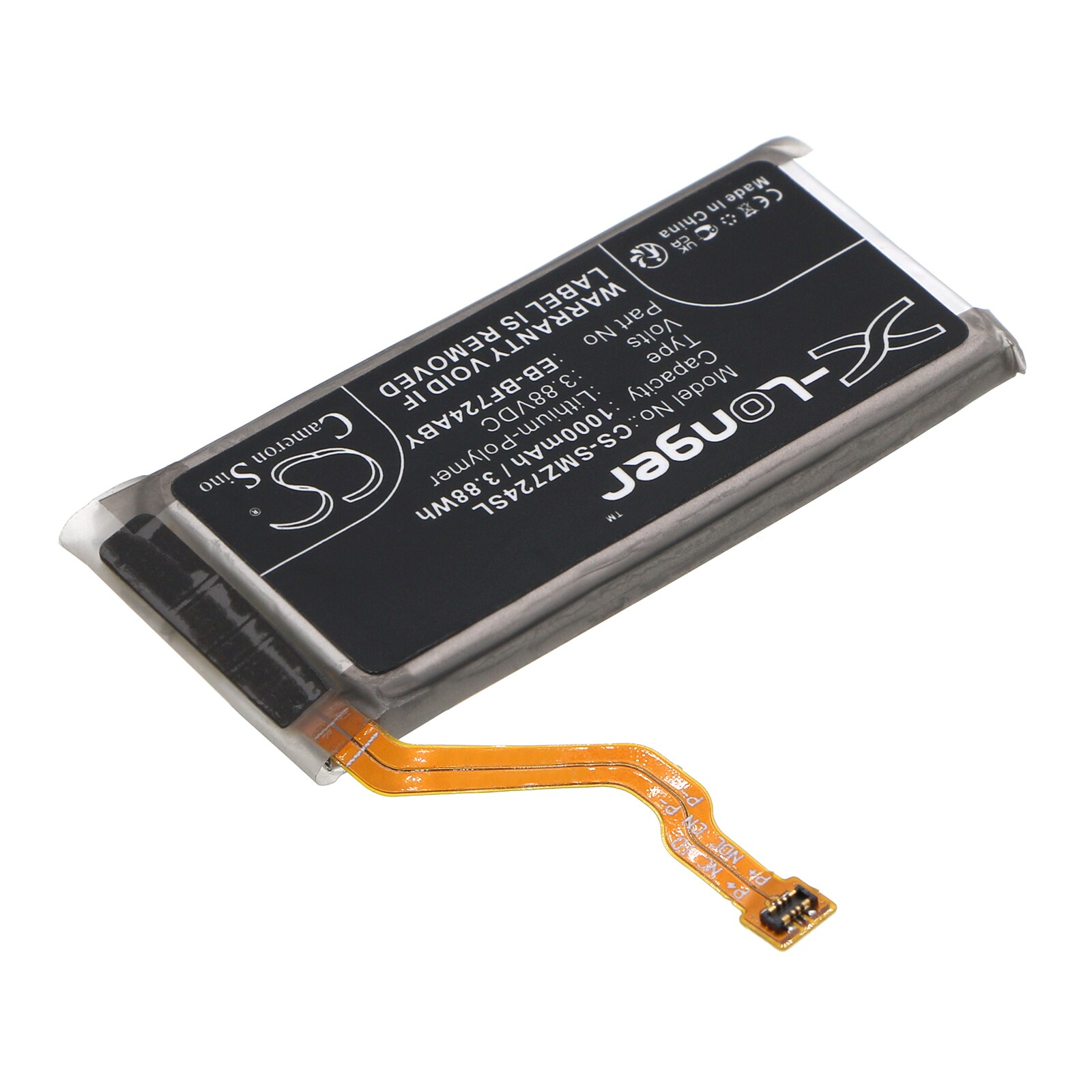 Batteri till SmartPhone, Mobil för Samsung Galaxy Z Flip 4, SM-F721U, SM-F721U1 m.fl.