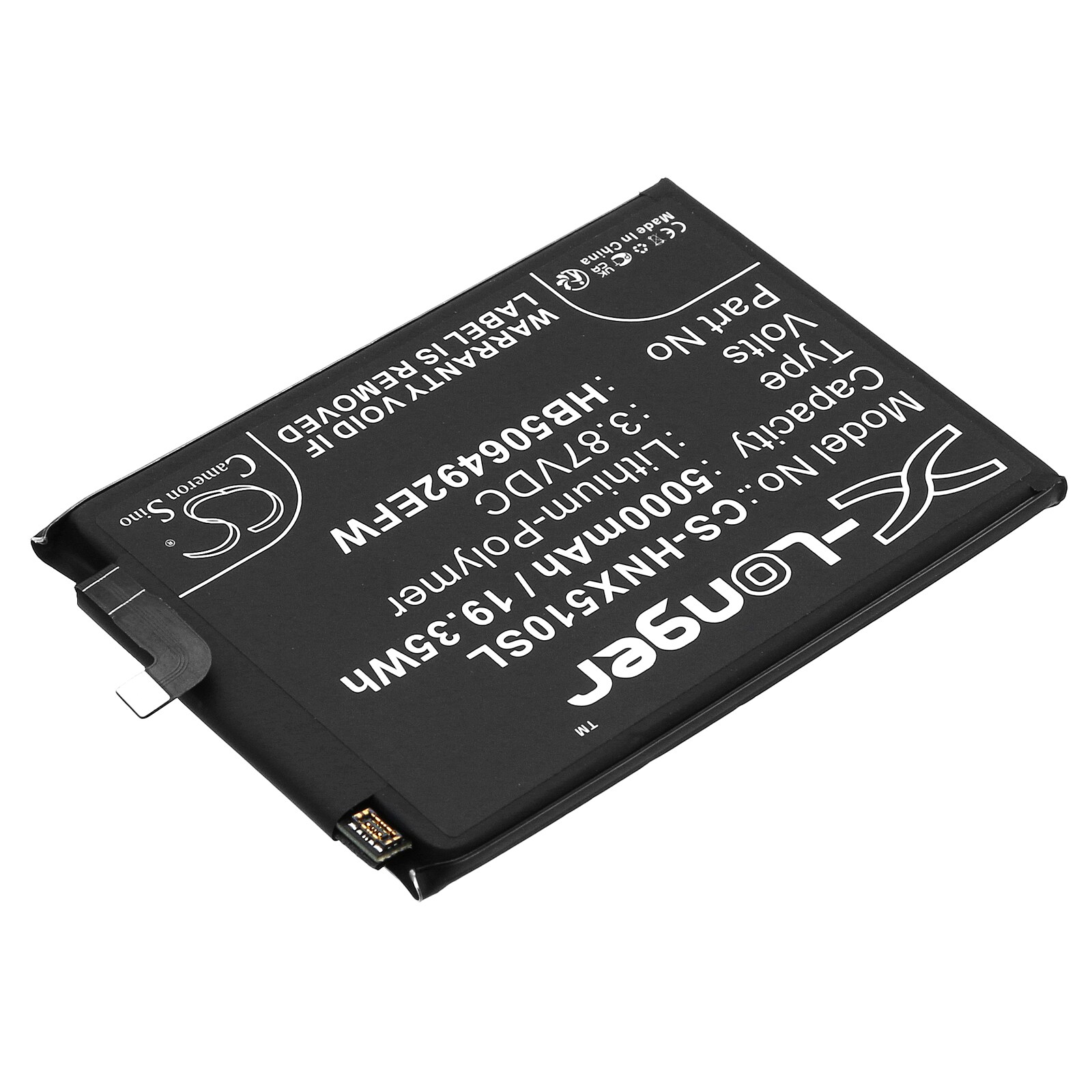 Batteri till SmartPhone, Mobil för Honor Magic 5 Lite, RMO-NX3, X9a 5G m.fl.