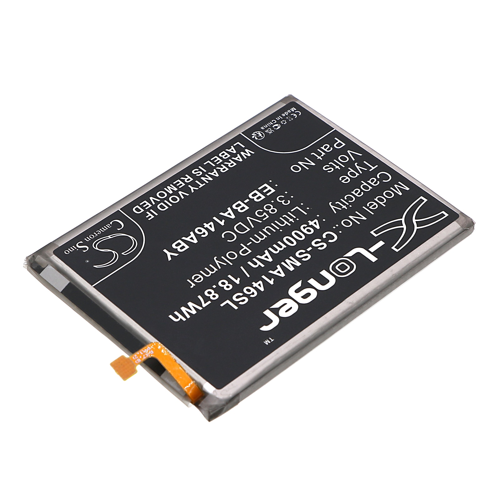 Batteri till SmartPhone, Mobil för Samsung Galaxy A14 5G, SM-A146M m.fl.