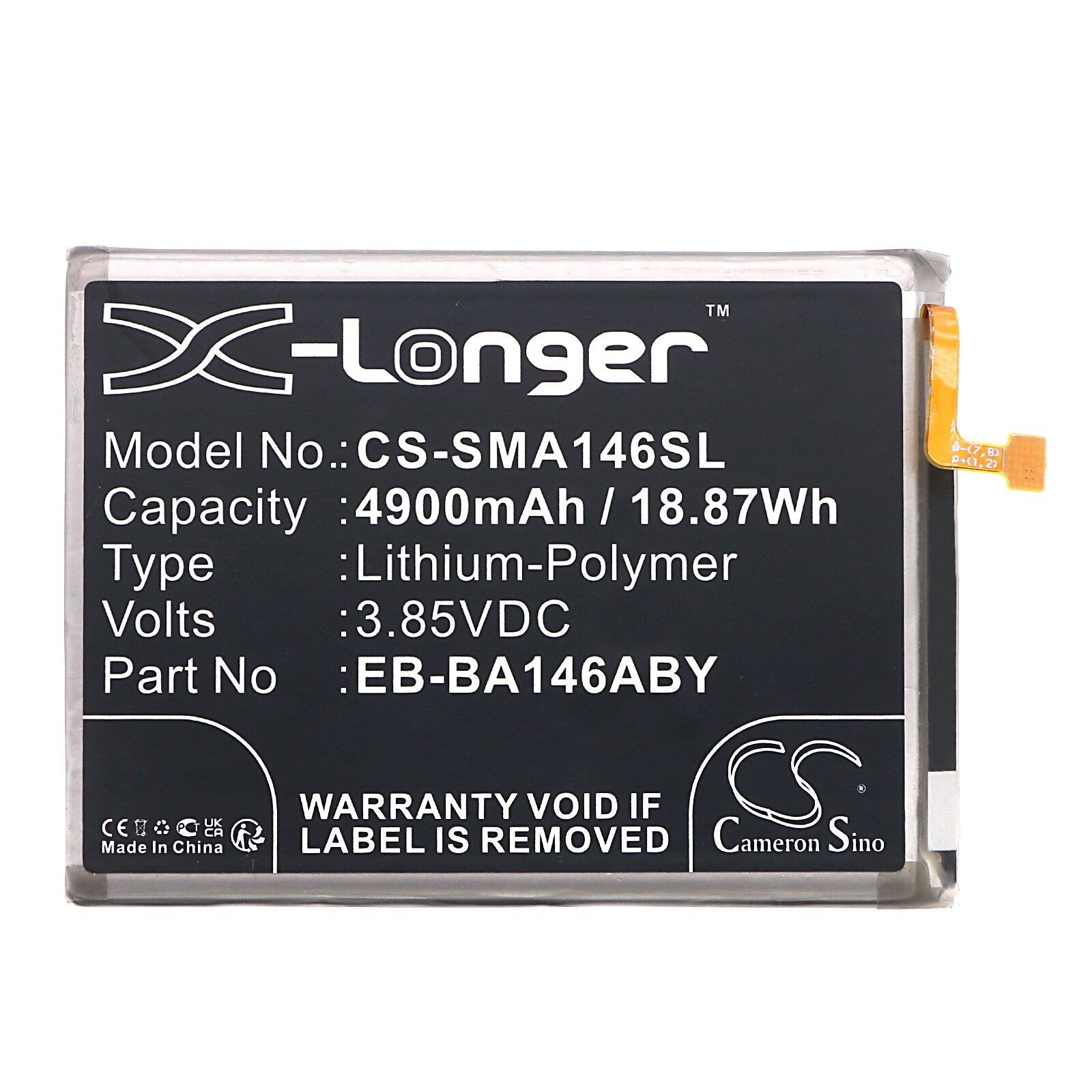 Batteri till SmartPhone, Mobil för Samsung Galaxy A14 5G, SM-A146M m.fl.