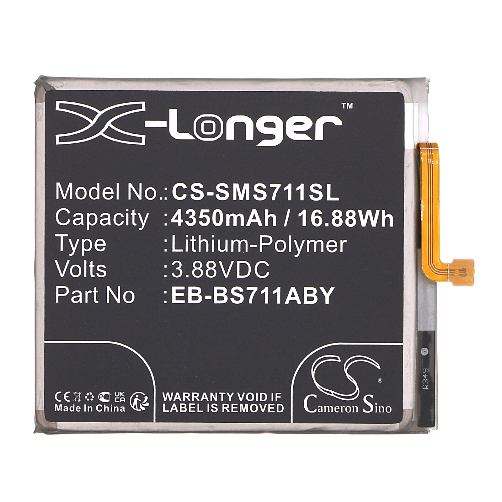 Batteri till SmartPhone, Mobil för Samsung SM-S711B, Galaxy S23 FE, Galaxy S23 FE 5G m.fl.
