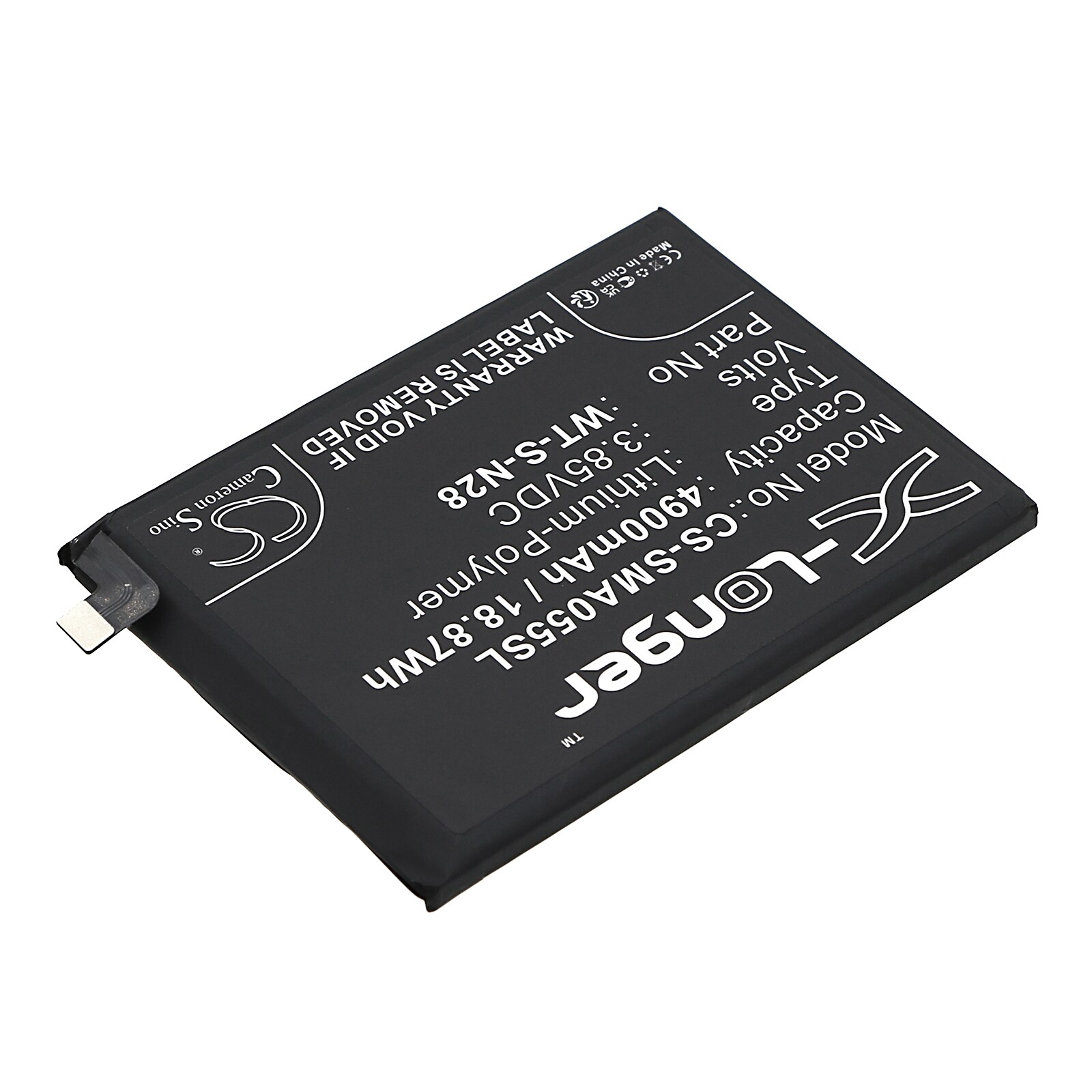 Batteri till SmartPhone, Mobil för Samsung Galaxy A05 2023, SM-A055M/DS, SM-A055F/DS m.fl.