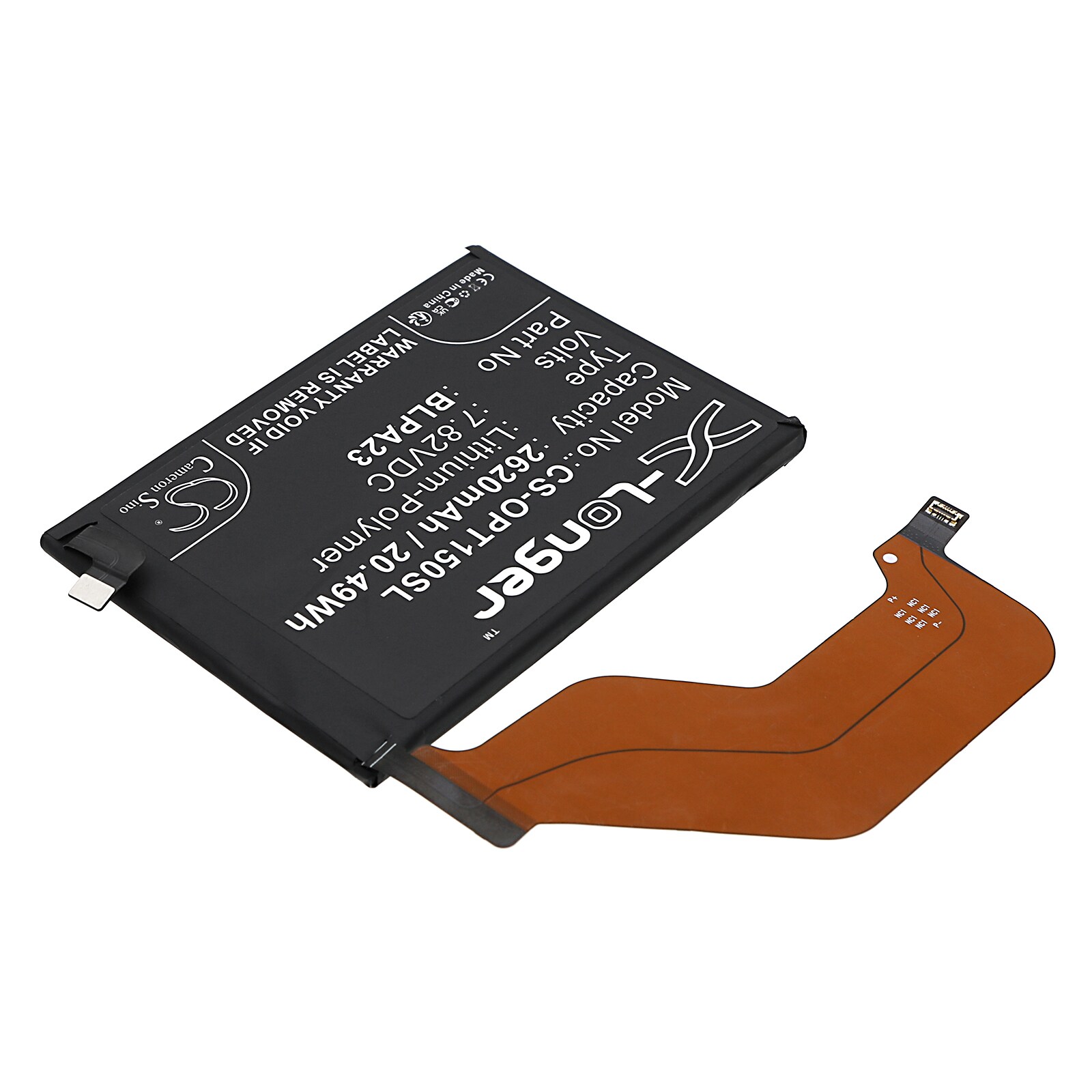 Batteri till SmartPhone, Mobil för OPPO Realme GT5 150W