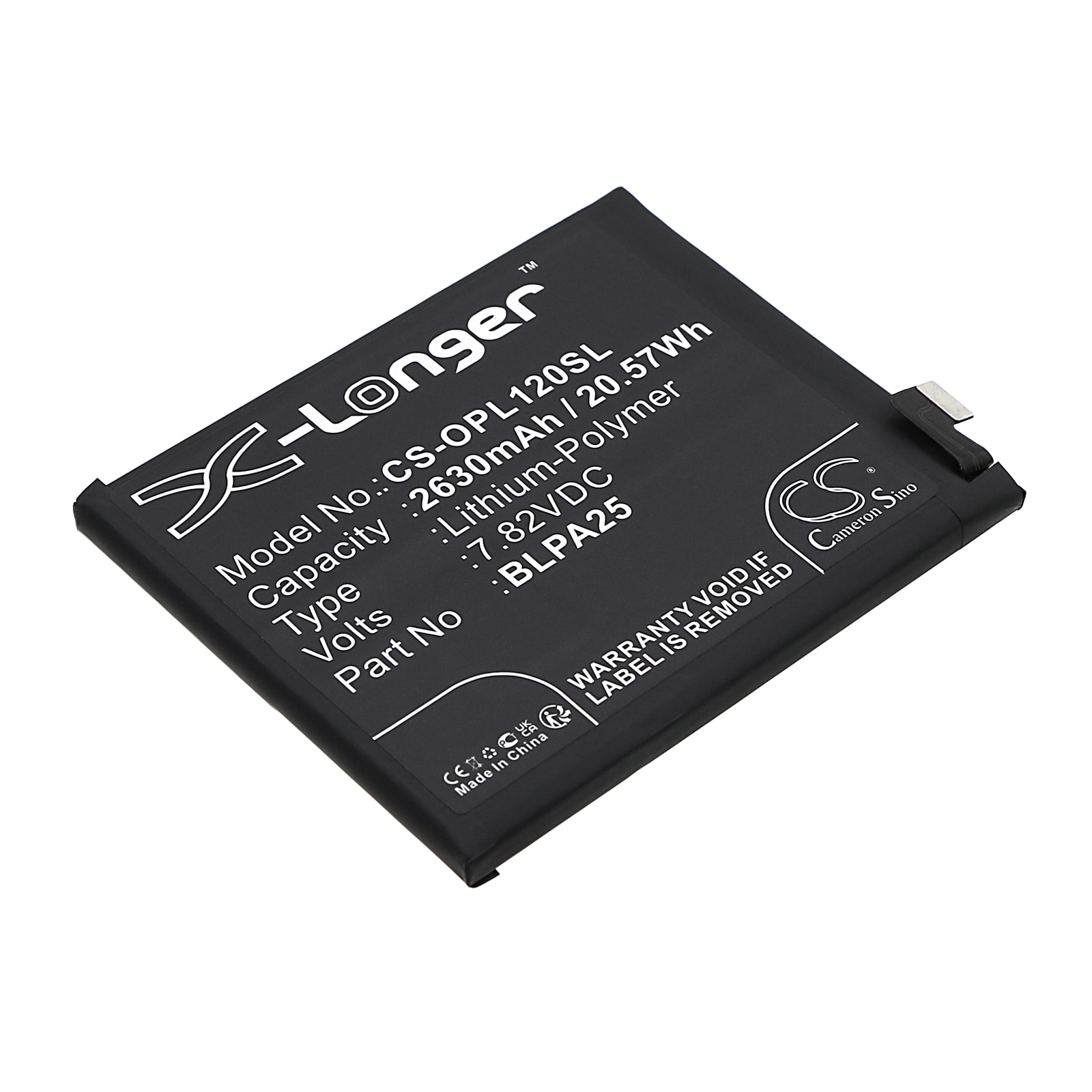 Batteri till SmartPhone, Mobil för Oneplus 12, PJD110