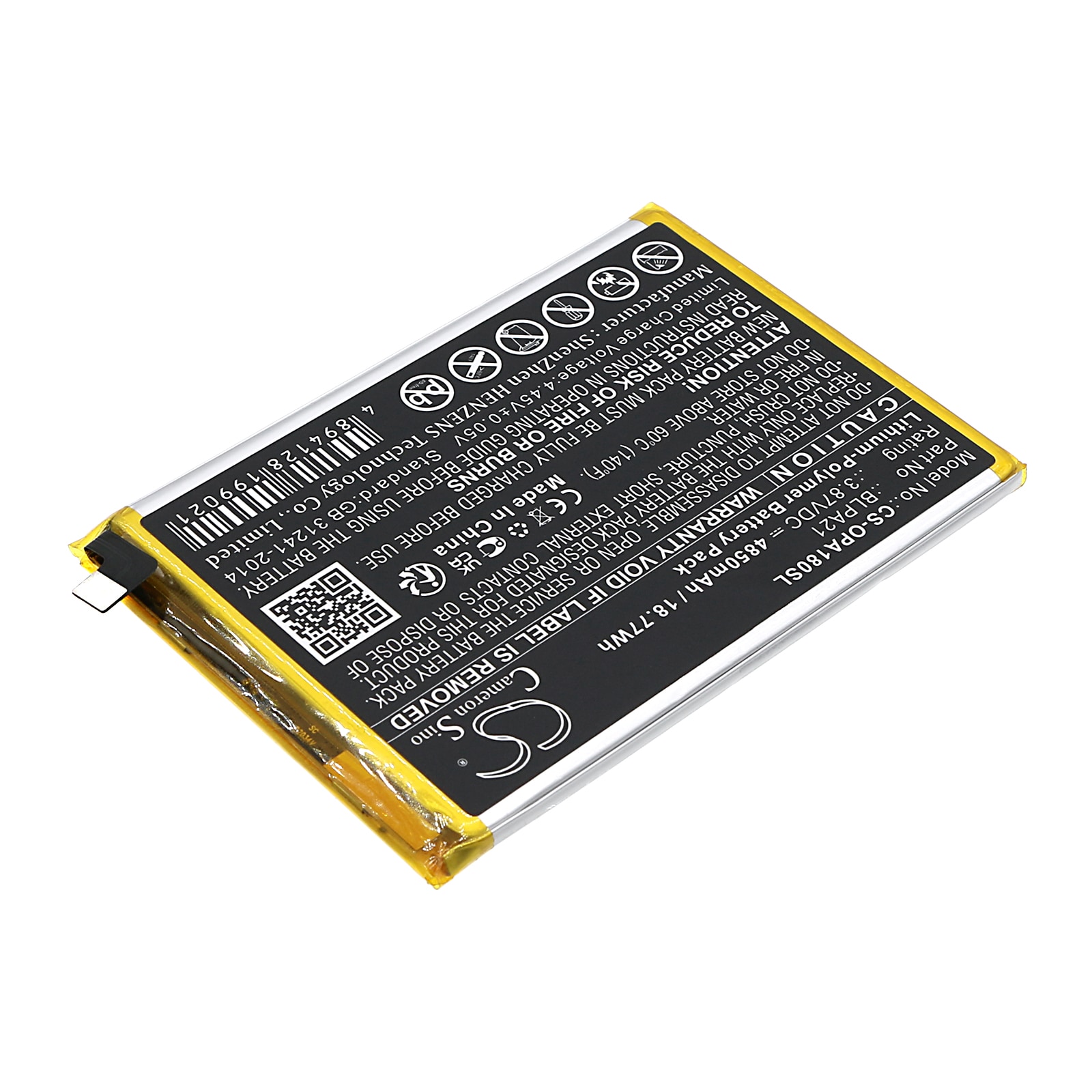 Batteri till SmartPhone, Mobil för OPPO A18, CPH2591