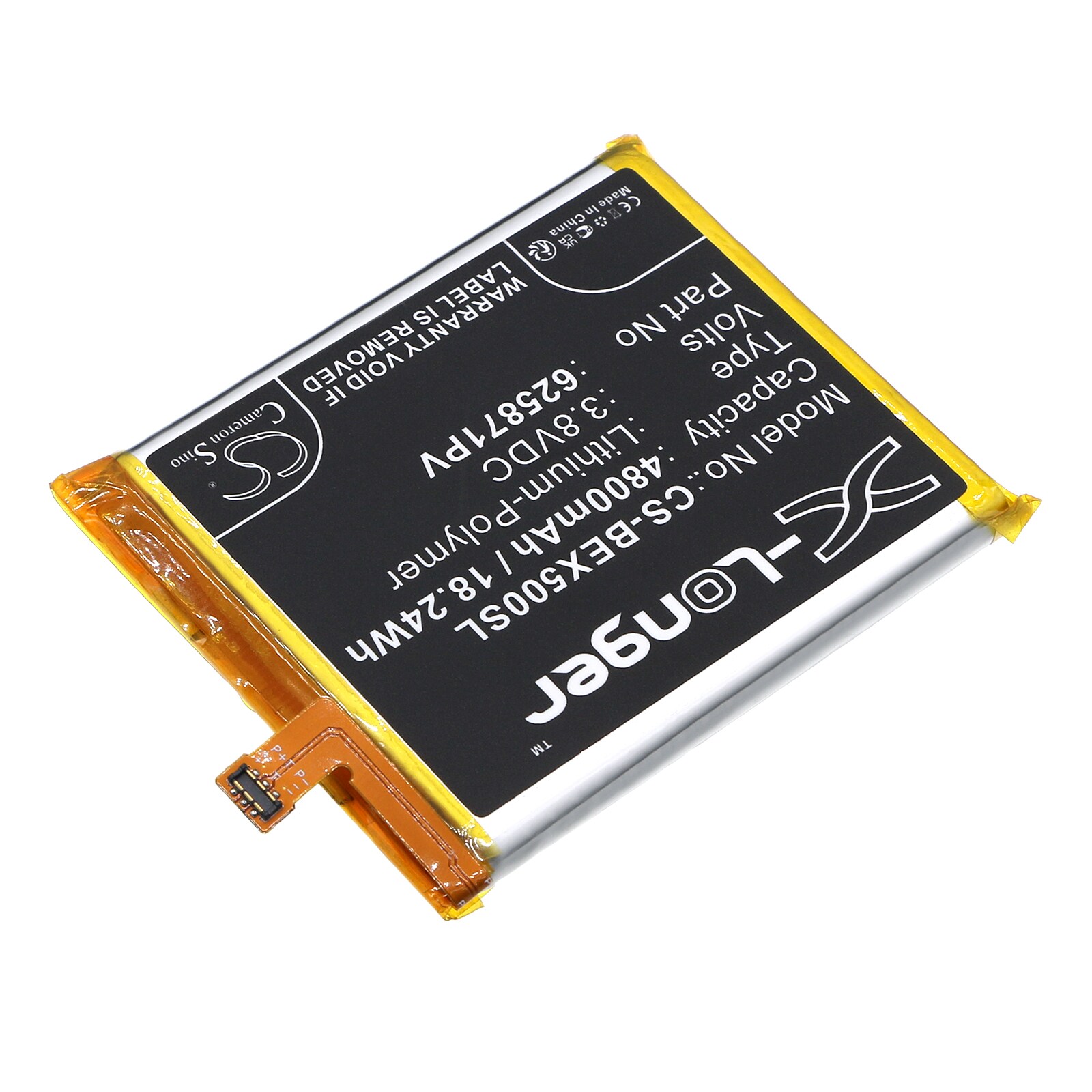 Batteri till SmartPhone, Mobil för Bea-fon X5, X5_EU001BO, X5 Premium