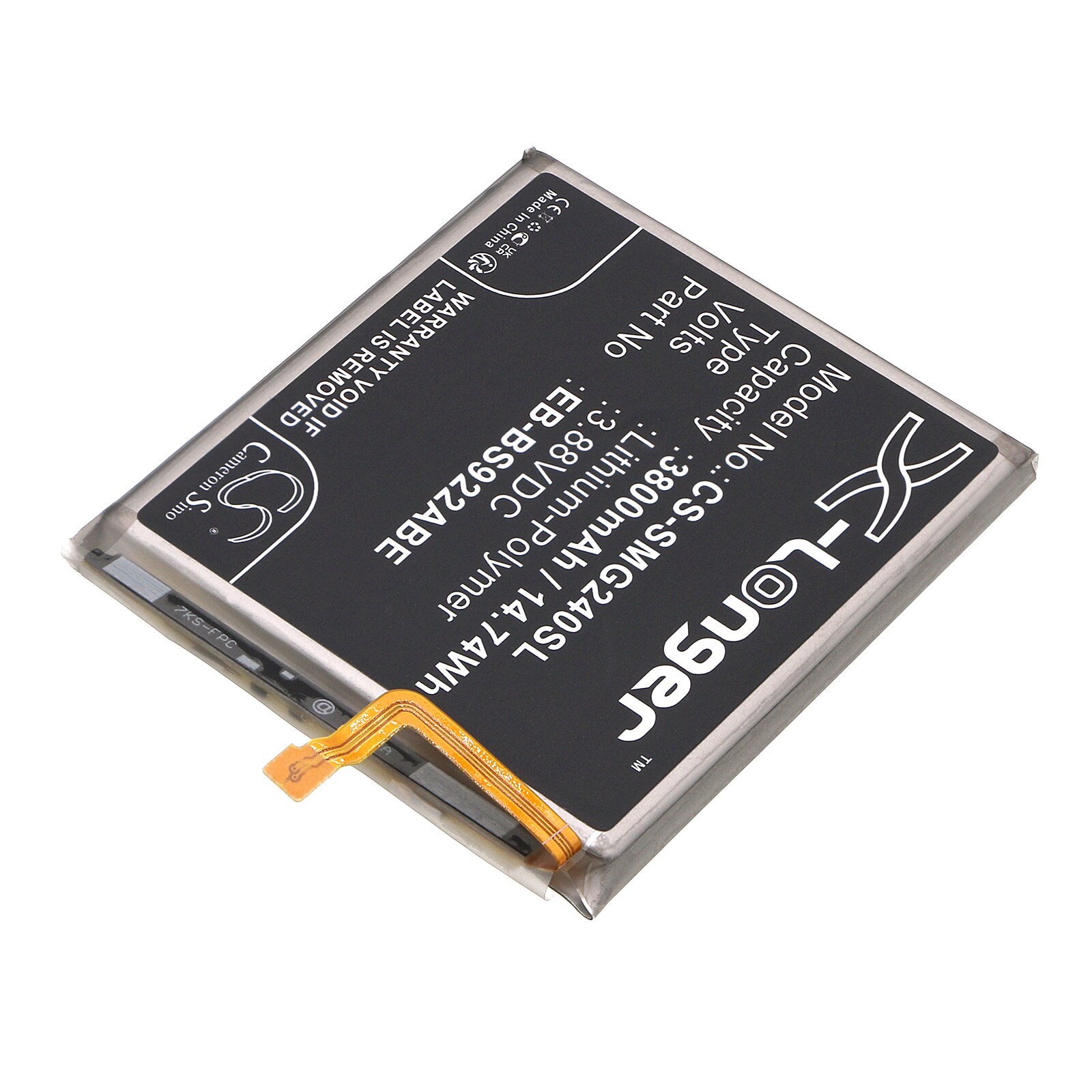 Batteri till SmartPhone, Mobil för Samsung Galaxy S24, SM-S921Q, SM-S921J m.fl.