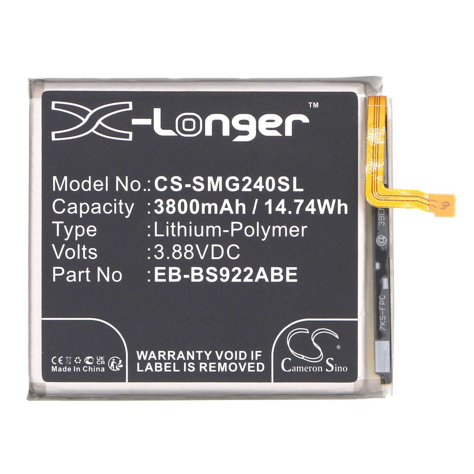 Batteri till SmartPhone, Mobil för Samsung Galaxy S24, SM-S921Q, SM-S921J m.fl.