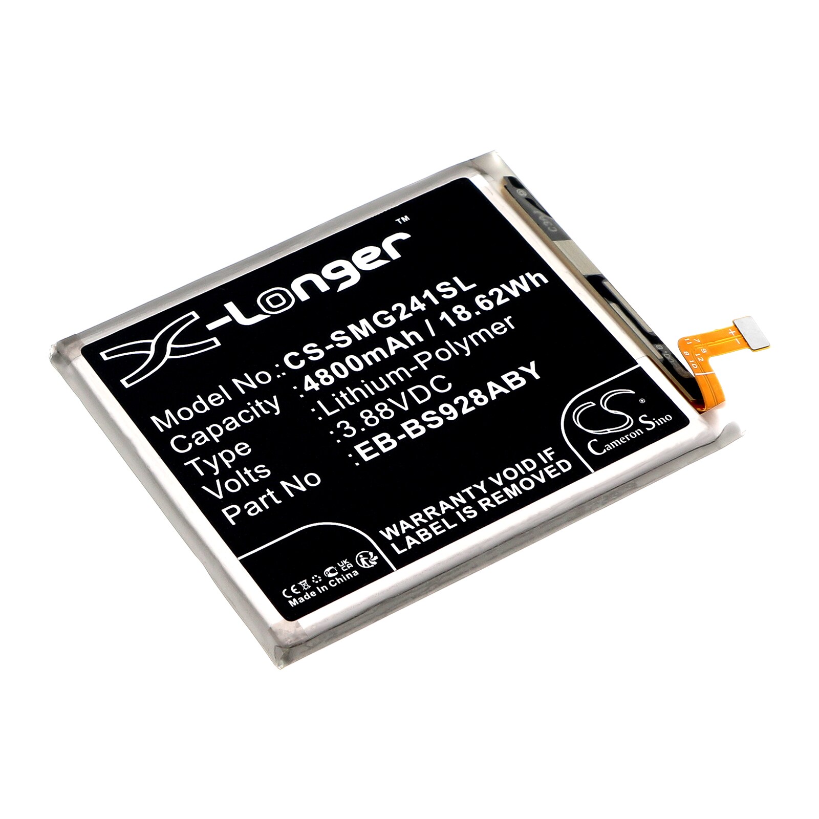 Batteri till SmartPhone, Mobil för Samsung Galaxy S24 Ultra, SM-S928J, SM-S928Q m.fl.