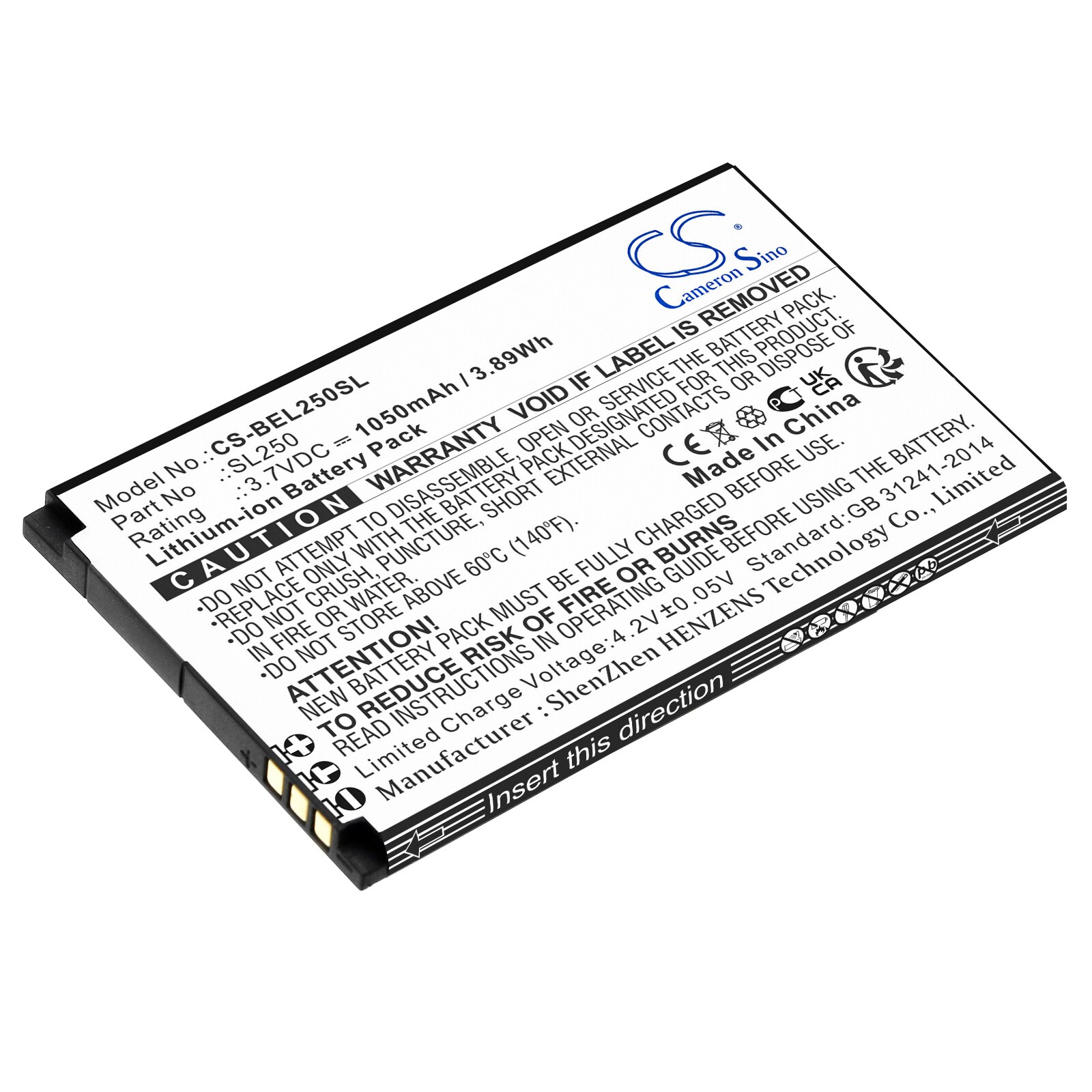 Batteri till SmartPhone, Mobil för Bea-fon SL250