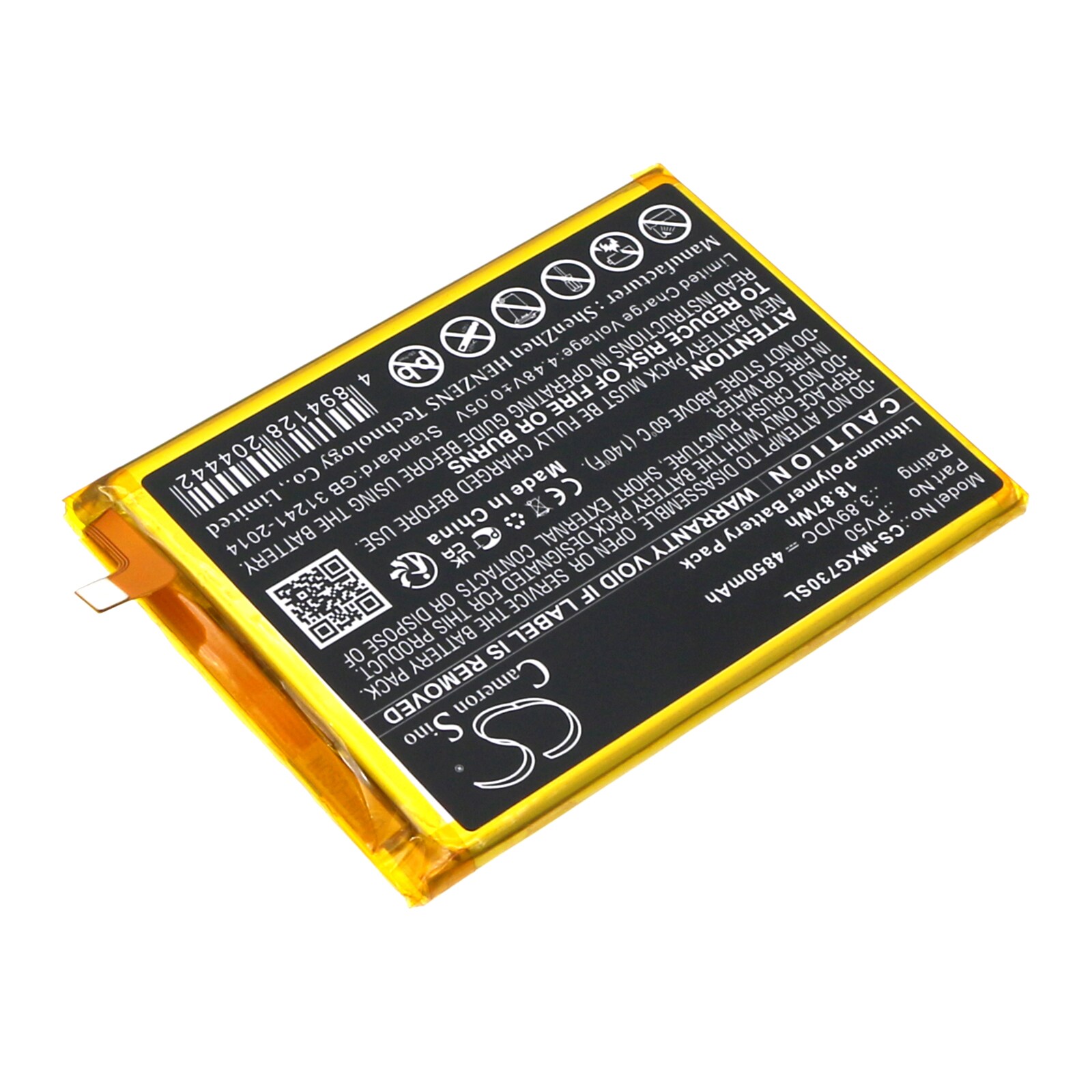 Batteri till SmartPhone, Mobil för Motorola Moto G73 5G, XT2237