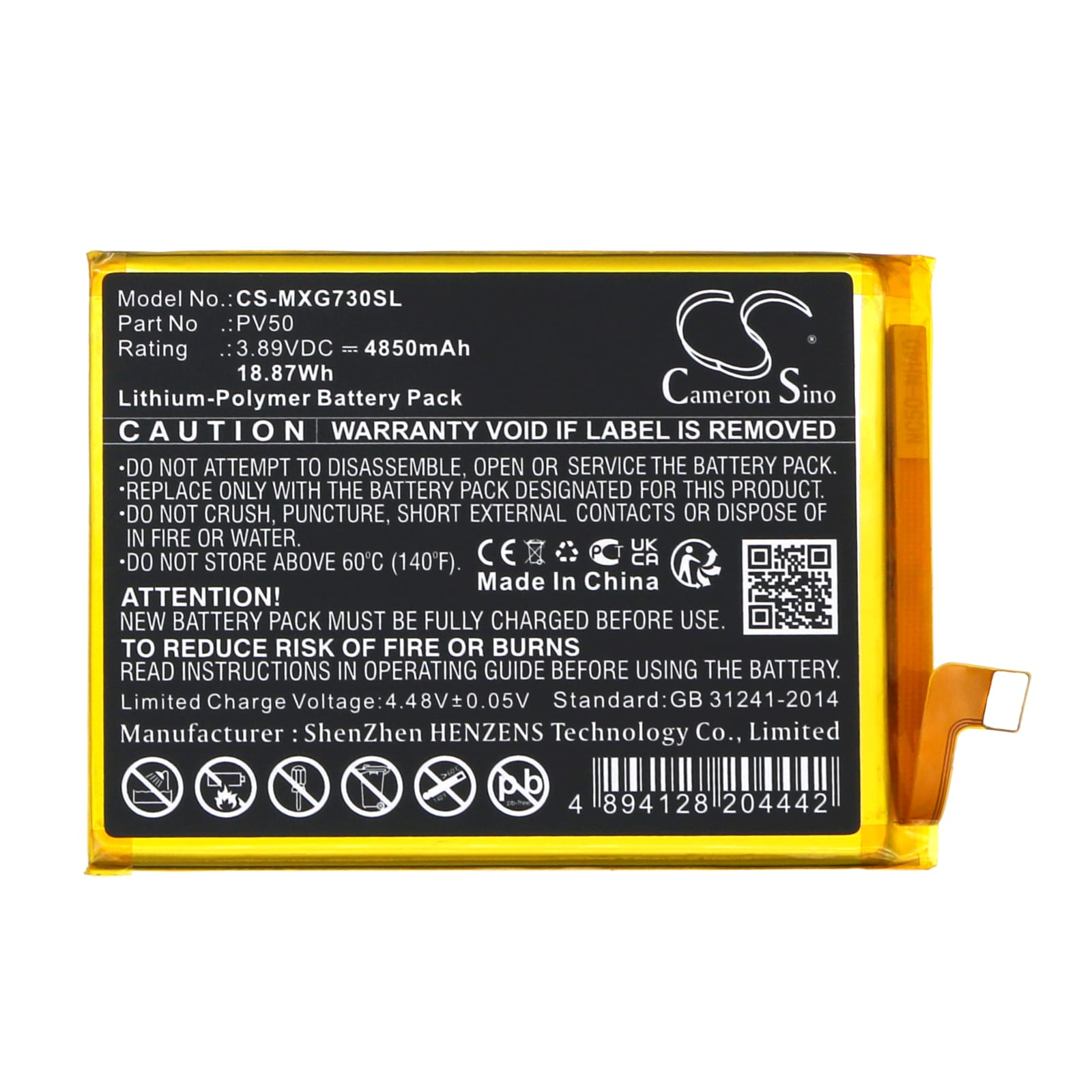 Batteri till SmartPhone, Mobil för Motorola Moto G73 5G, XT2237