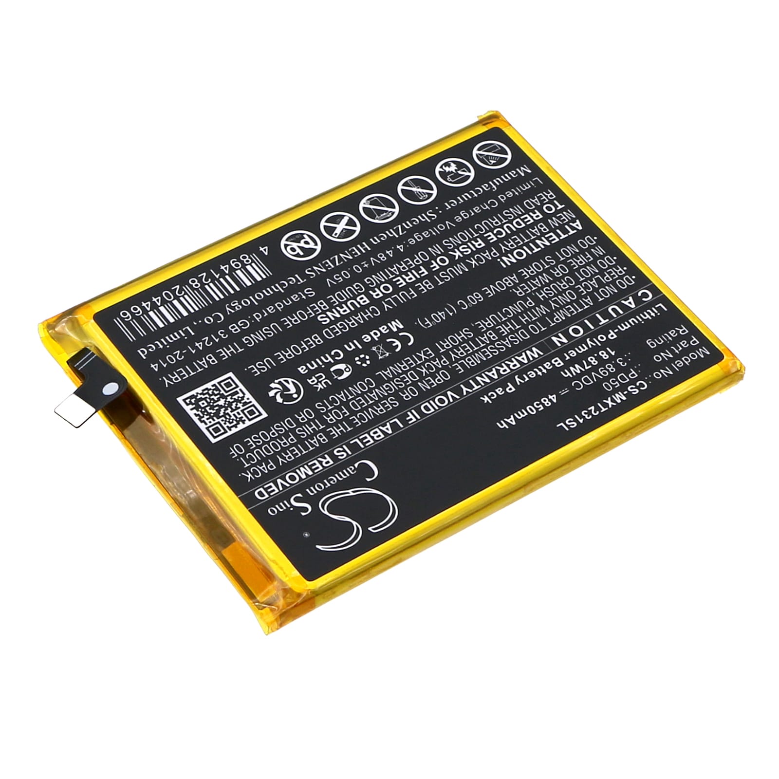 Batteri till SmartPhone, Mobil för Motorola Moto G Power 5G, XT2311 (2023)
