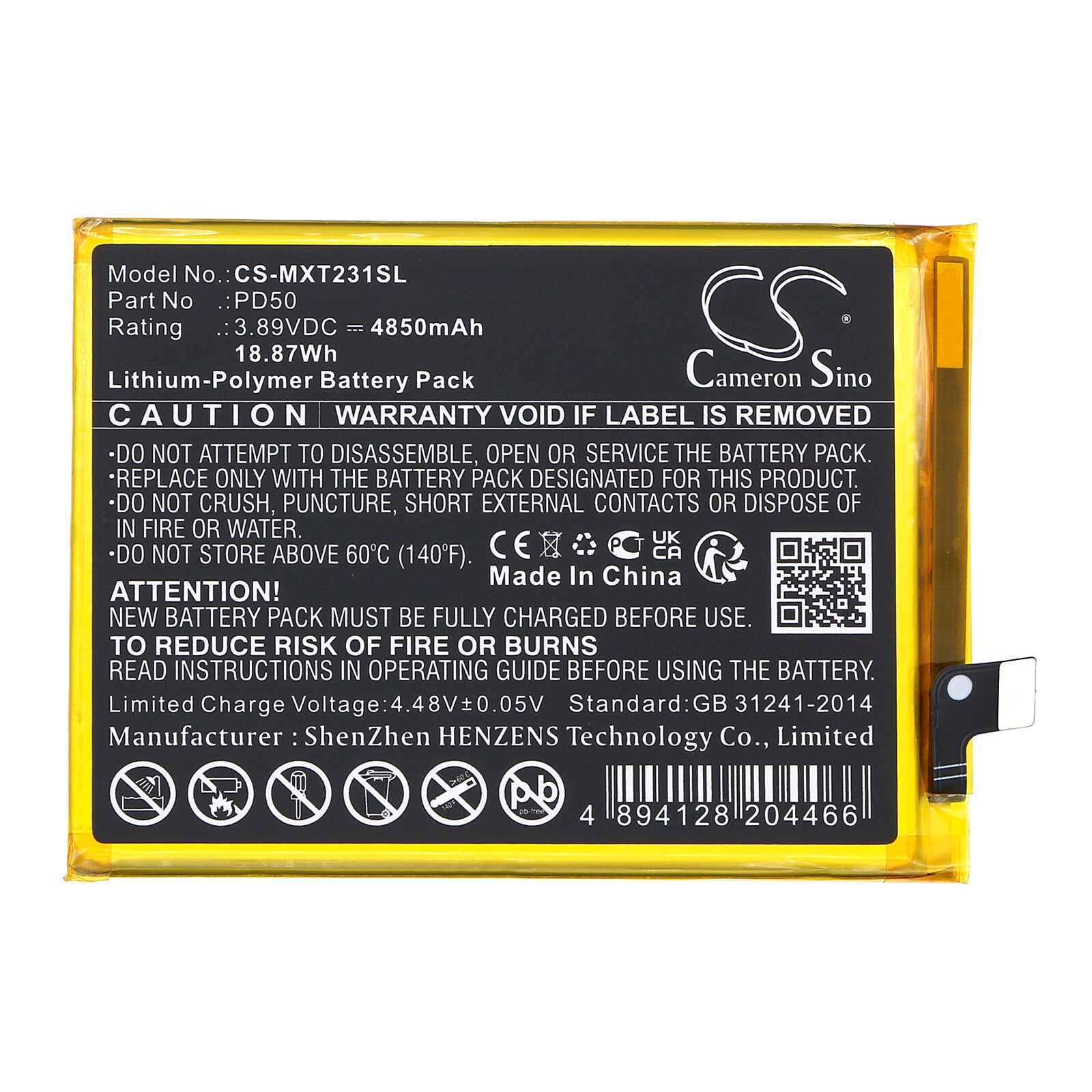 Batteri till SmartPhone, Mobil för Motorola Moto G Power 5G, XT2311 (2023)