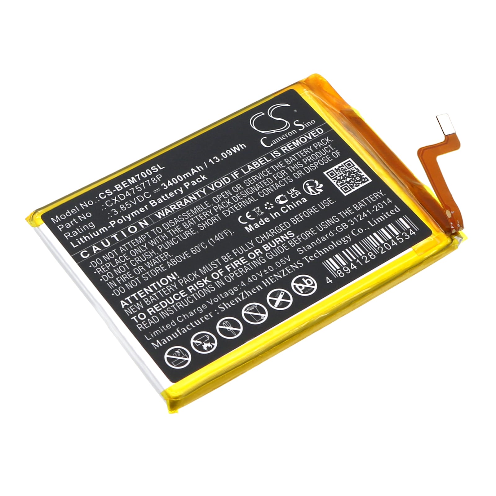 Batteri till SmartPhone, Mobil för Bea-fon M7 Premium, M7 Lite Premium