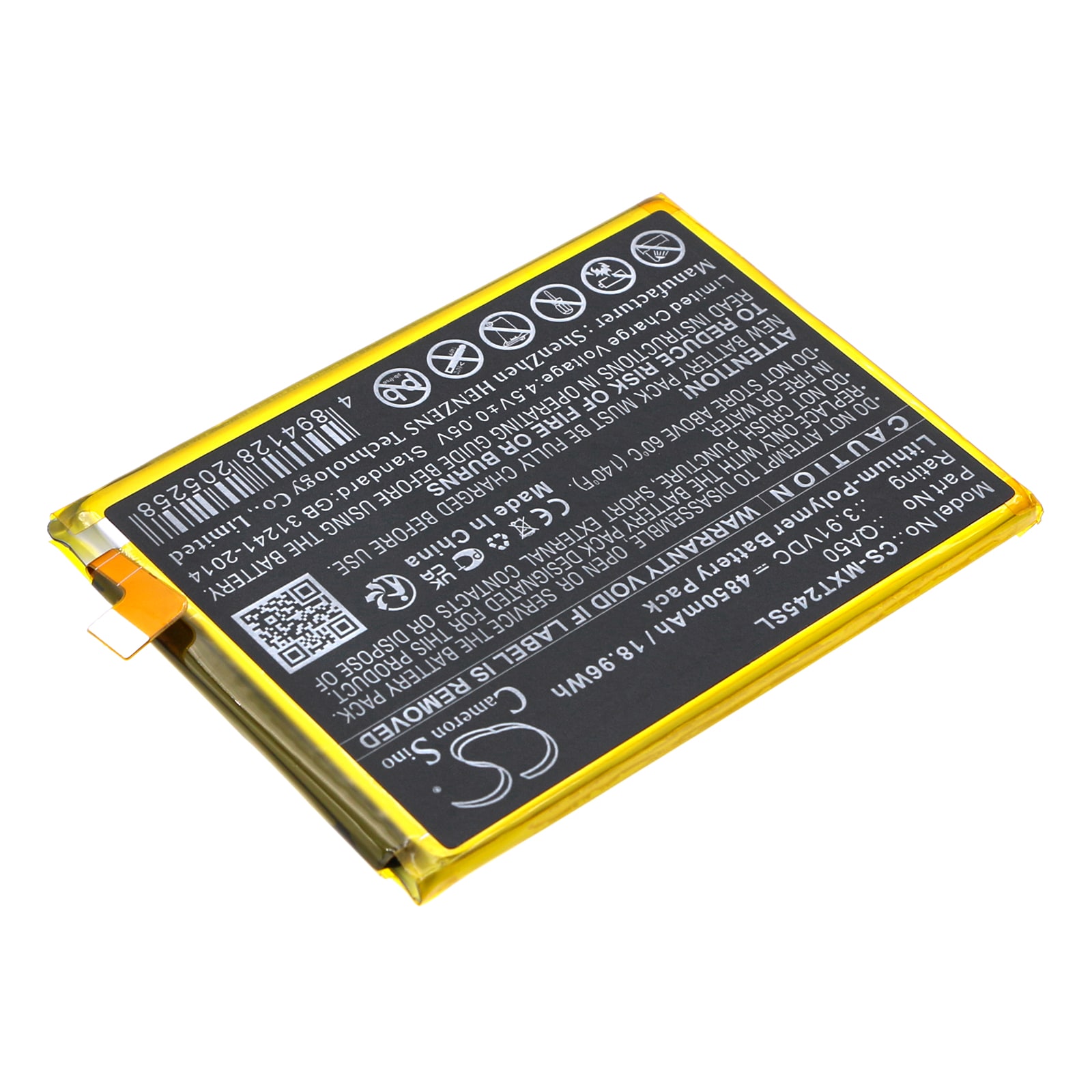 Batteri till SmartPhone, Mobil för Motorola XT2425-1, Moto G24 Power 4G, XT2425-2 m.fl.