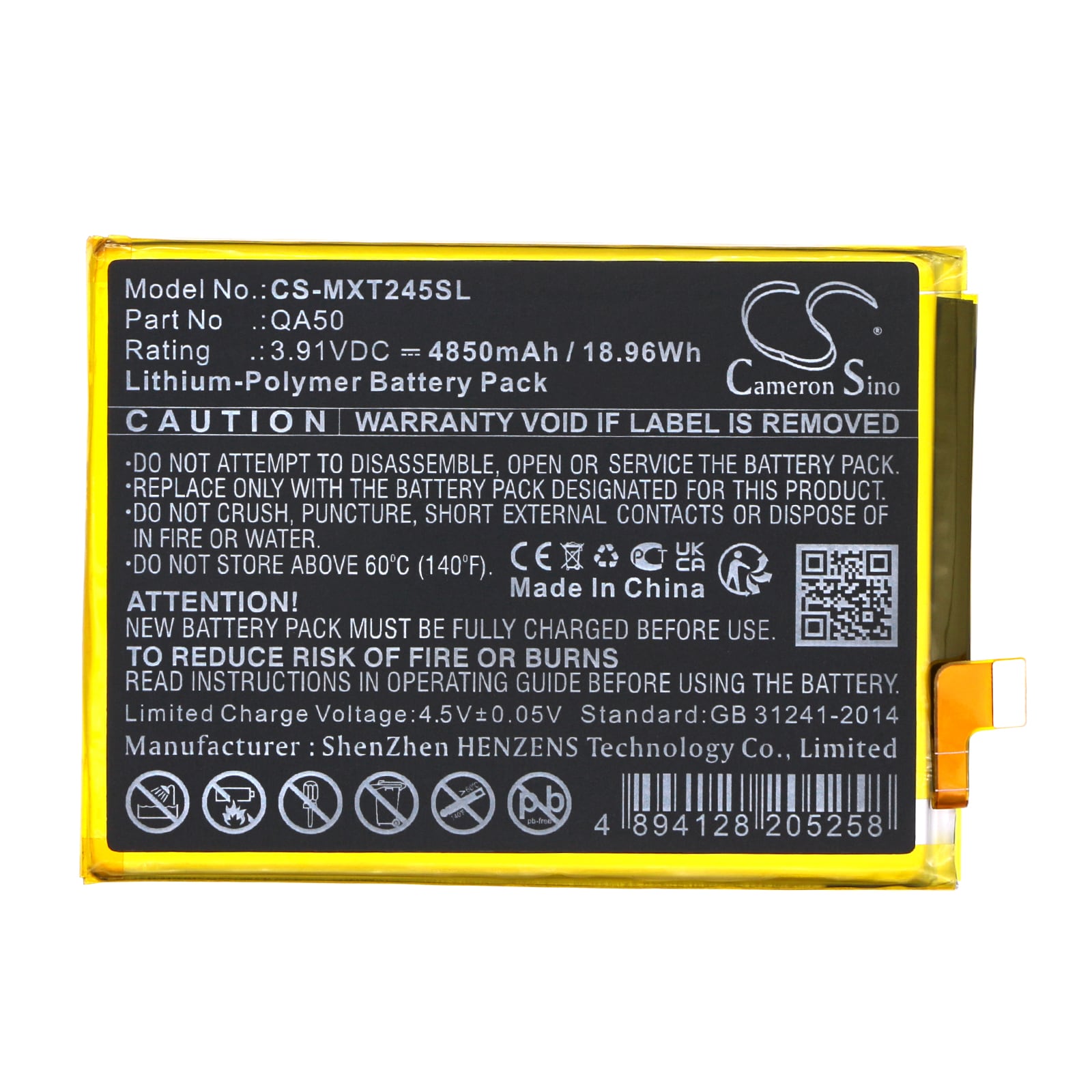 Batteri till SmartPhone, Mobil för Motorola XT2425-1, Moto G24 Power 4G, XT2425-2 m.fl.