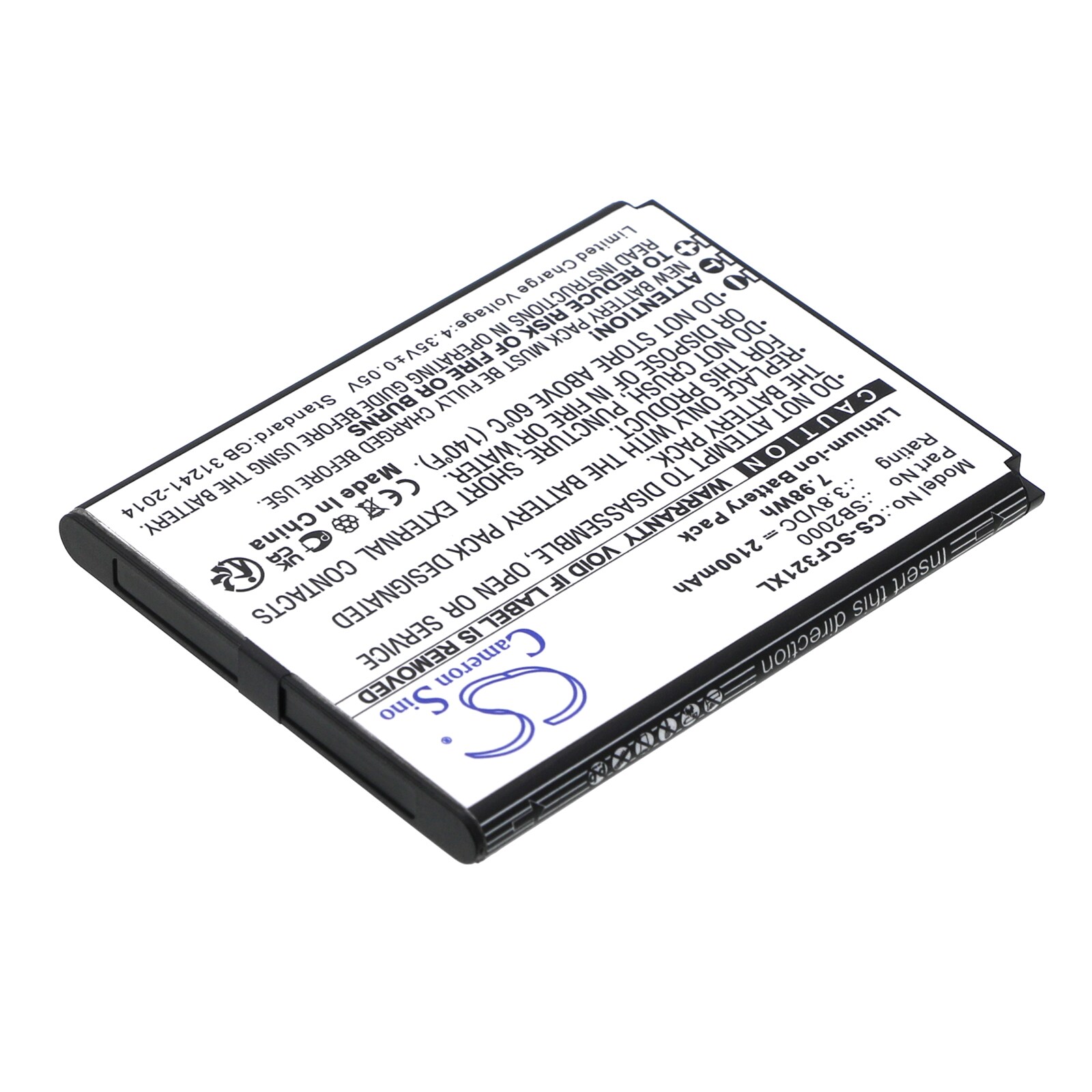 Batteri till SmartPhone, Mobil för Schok Flip SC3218T, Flip SC3218B