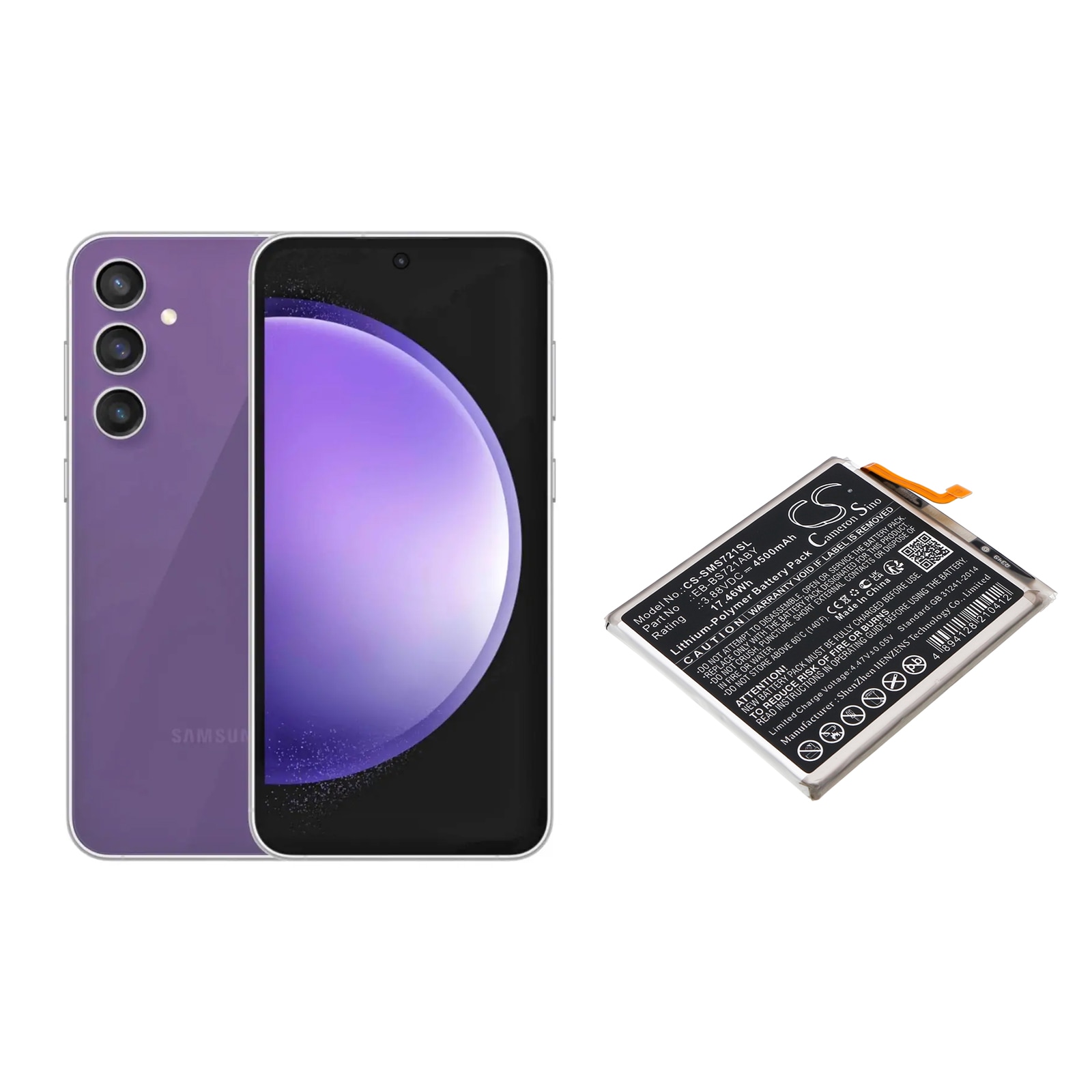 Batteri till SmartPhone, Mobil för Samsung SM-S721, Galaxy S24 FE, SCG30 m.fl.