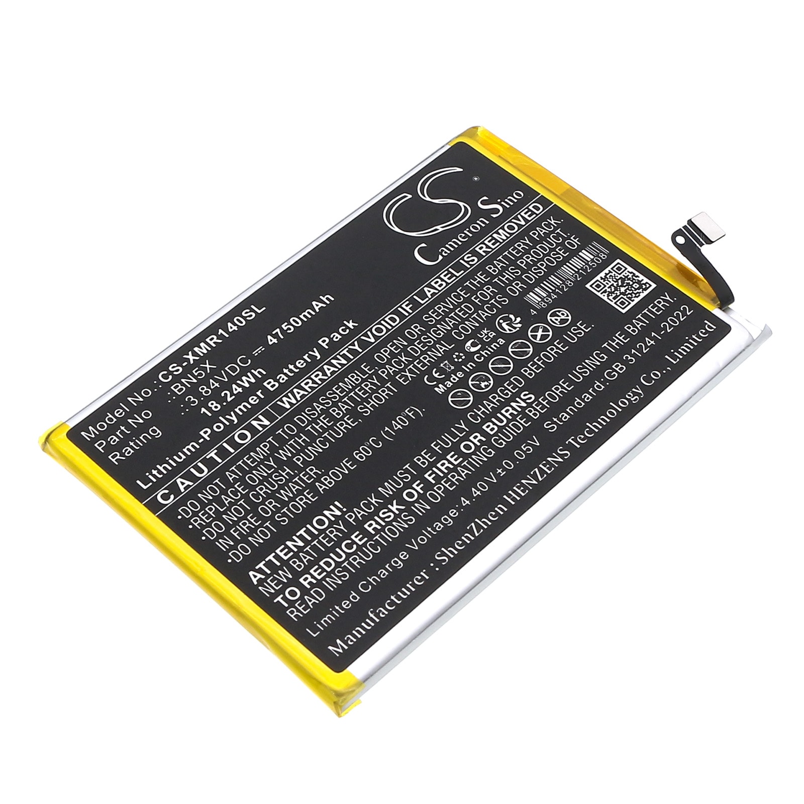 Batteri till SmartPhone, Mobil för Xiaomi 2409BRN2CA, 2409BRN2CC, 2409BRN2CG m.fl.