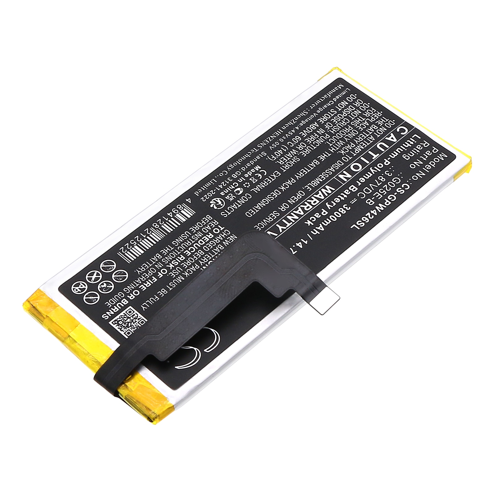 Batteri till SmartPhone, Mobil för Google G025E, G025H, G6QU3 m.fl.