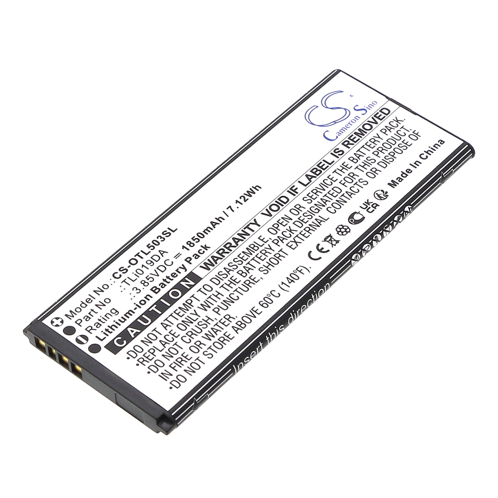 Batteri till SmartPhone, Mobil för Alcatel OT-5005R, OT-5033A, OT-5033D m.fl.