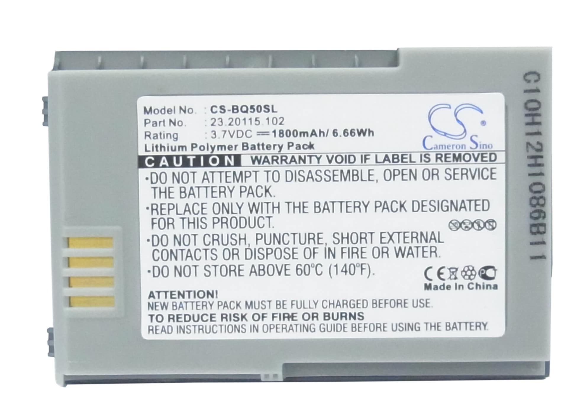 Batteri till SmartPhone, Mobil för Benq-Siemens P50