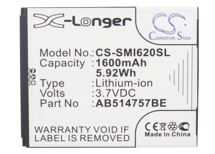 Batteri till SmartPhone, Mobil för Samsung SGH-i620, SGH-i640, SGH-i640v